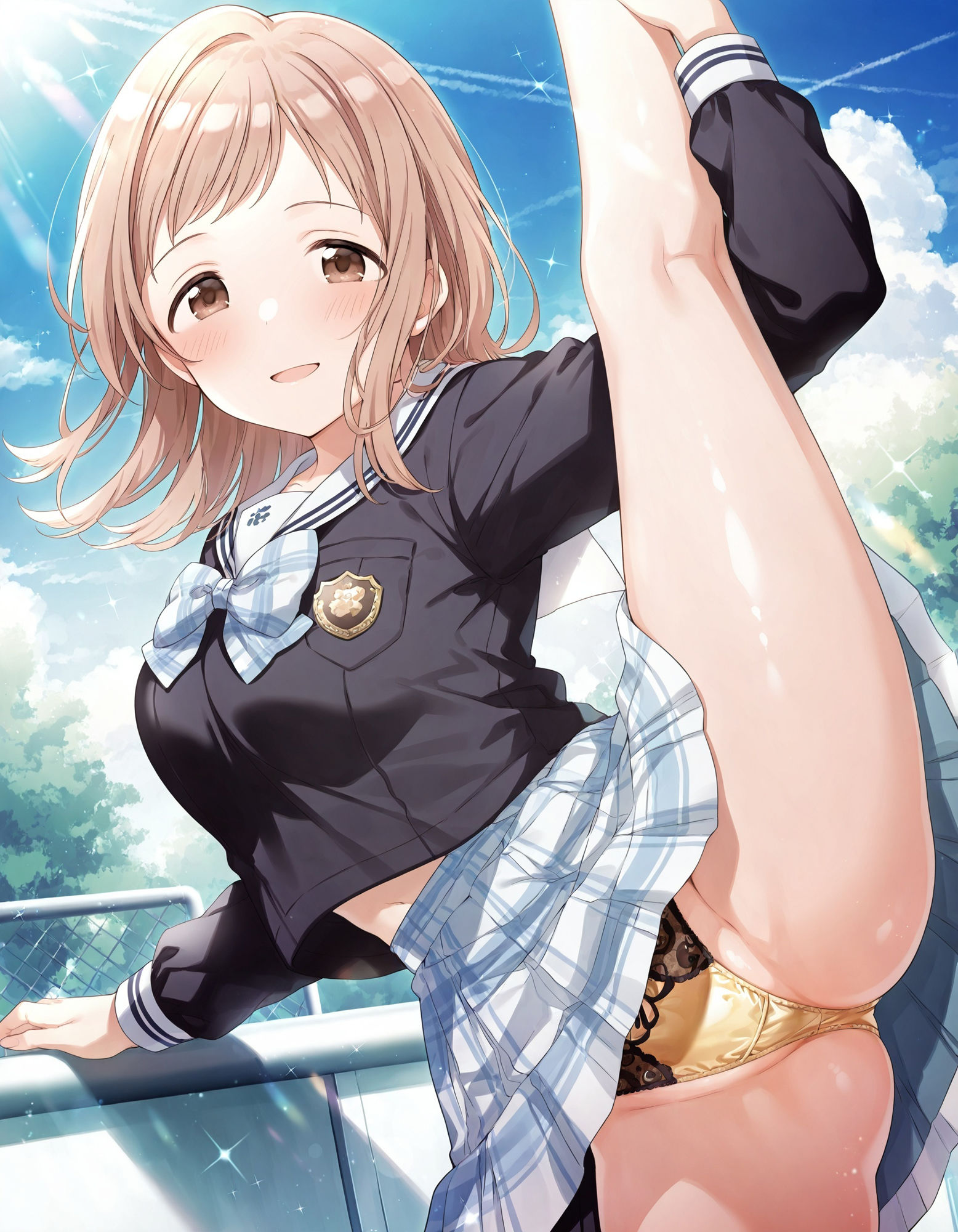 櫻〇真乃のパンチラ〜制服編〜 - サンプル画像 8