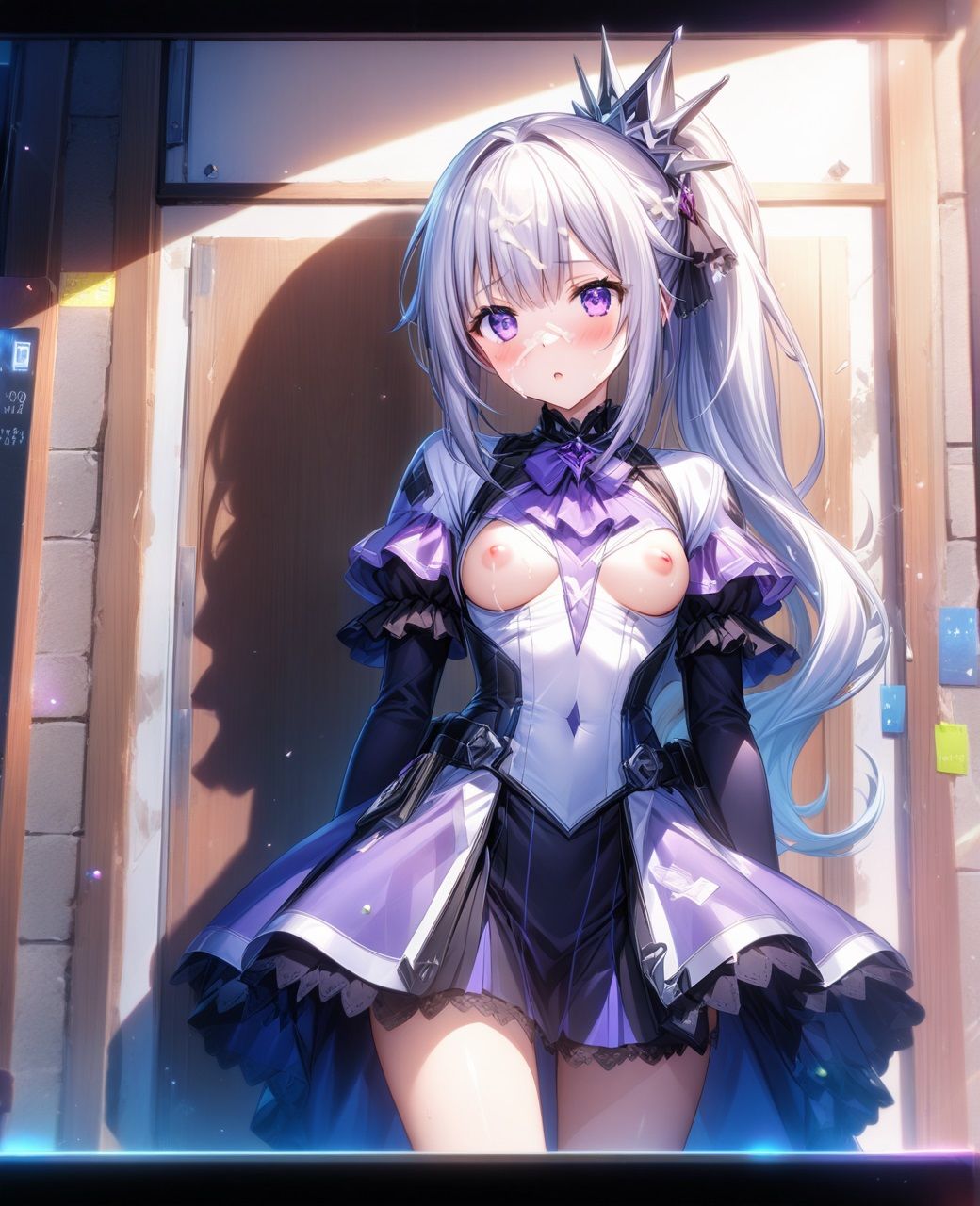 美少女羞恥 白濁デコレ・マ〇スクイーン・ホワ〇トバ〇ンダー（遊戯王） - サンプル画像 5