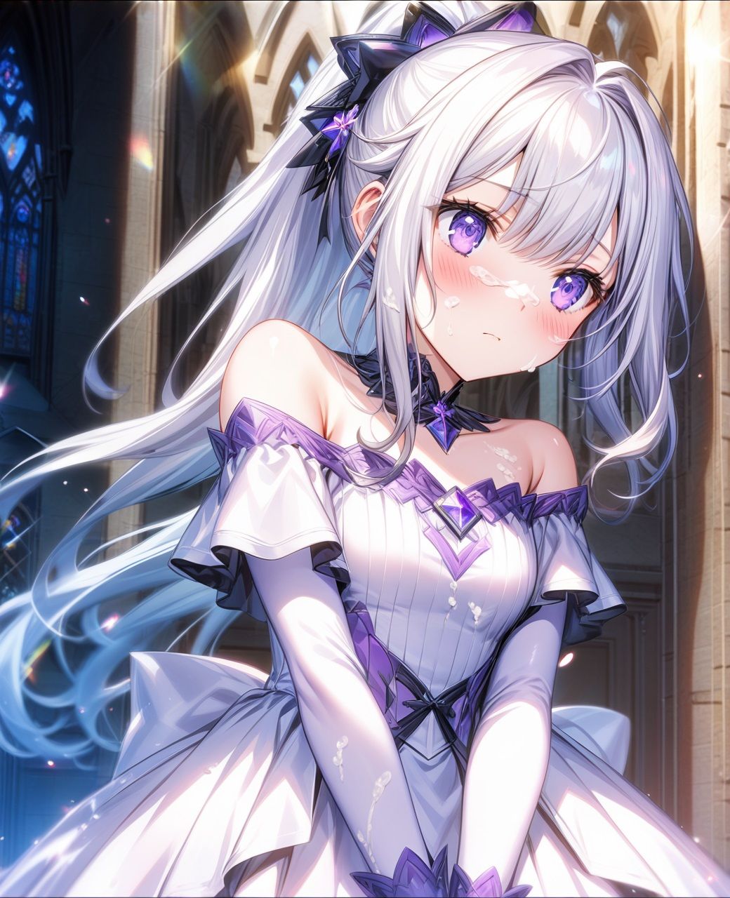 美少女羞恥 白濁デコレ・マ〇スクイーン・ホワ〇トバ〇ンダー（遊戯王） - サンプル画像 9