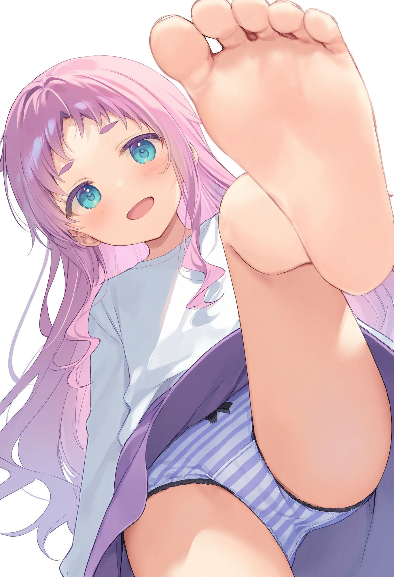 パンモロしている裸足少女 - サンプル画像 5