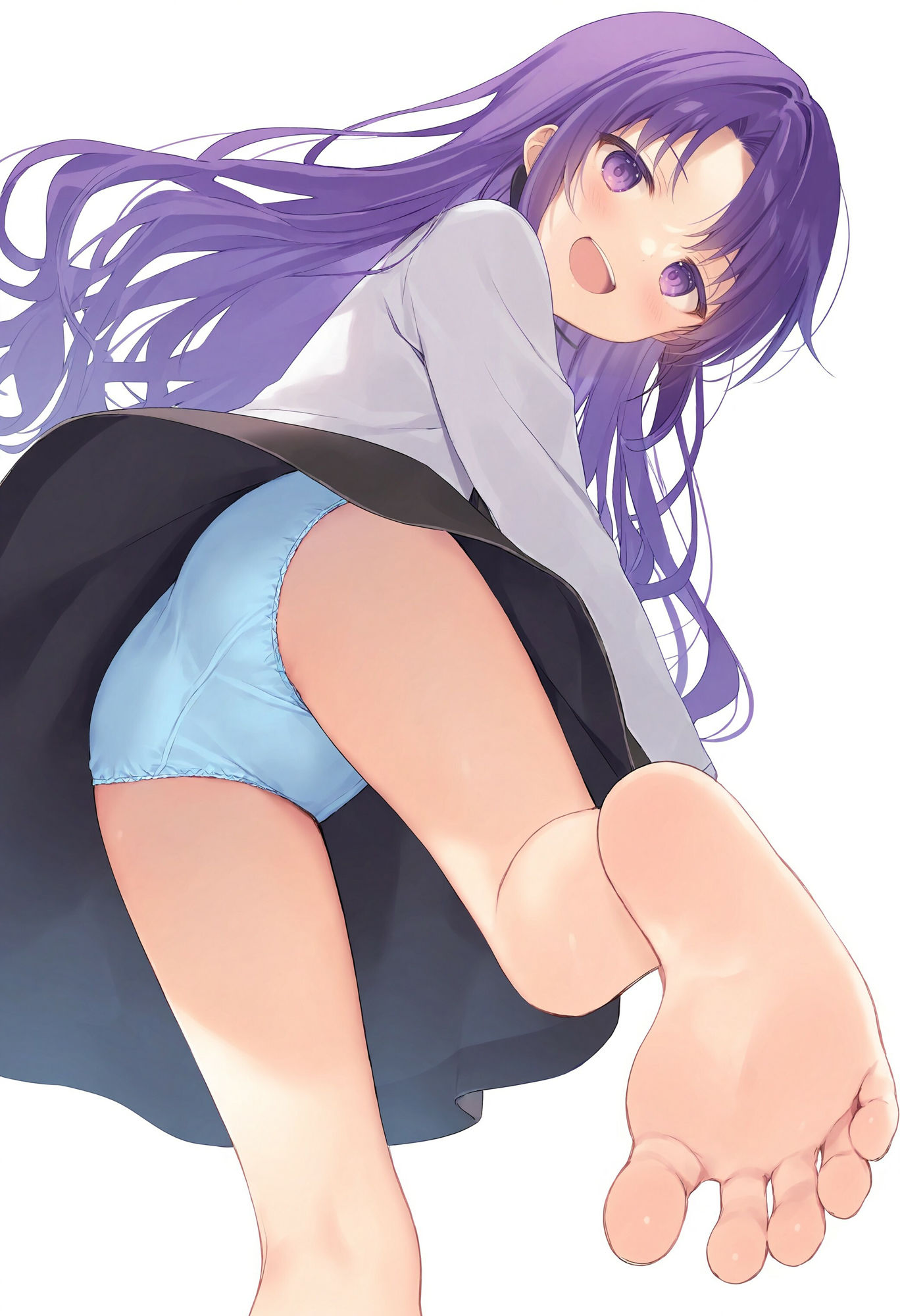 パンモロしている裸足少女 - サンプル画像 8