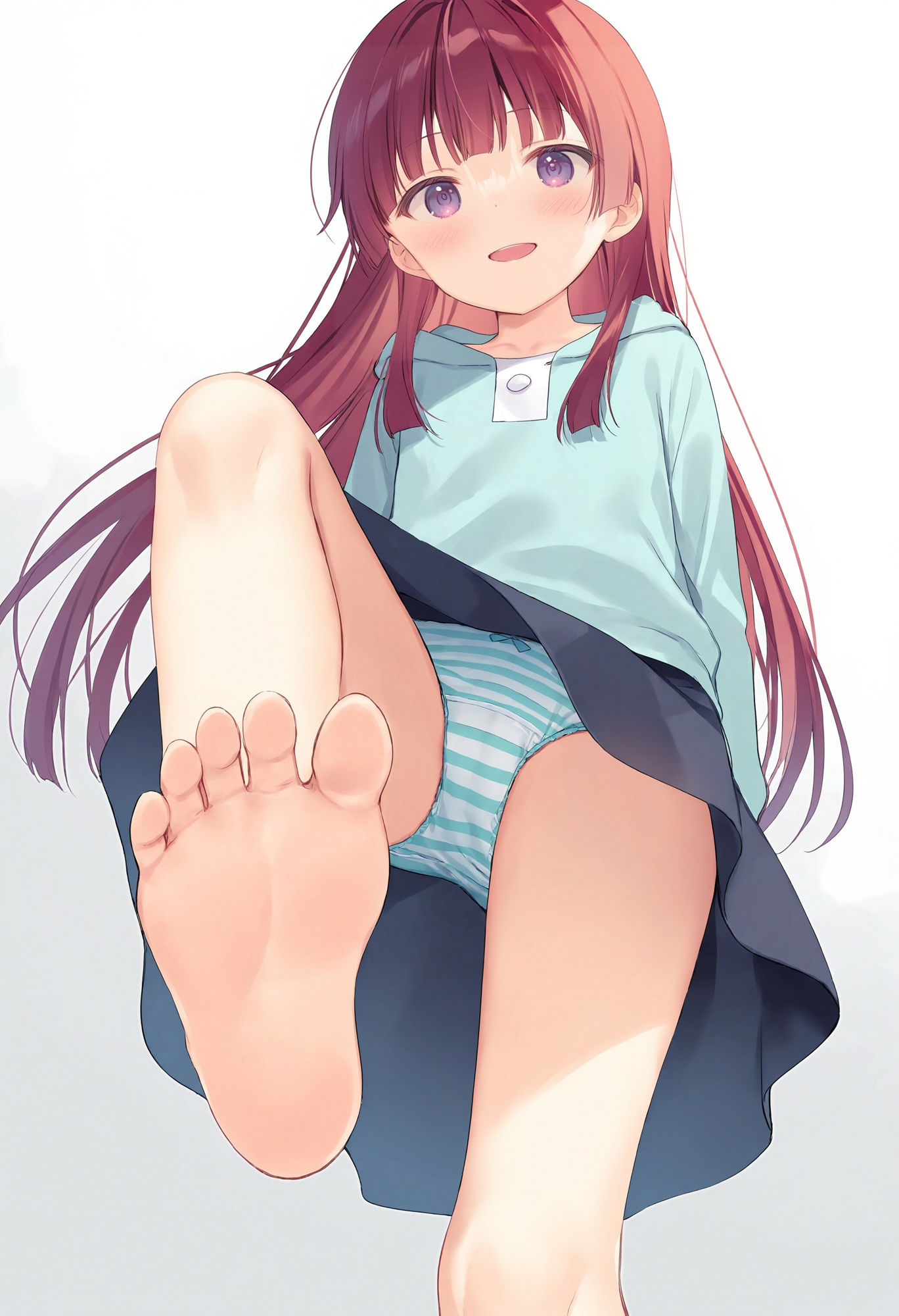 パンモロしている裸足少女 - サンプル画像 9
