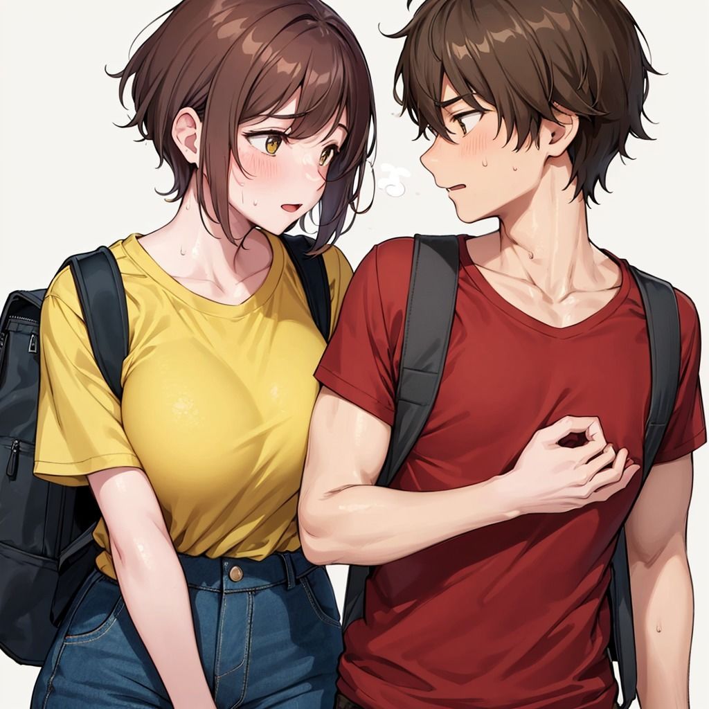 可愛い後輩に種付け - サンプル画像 1