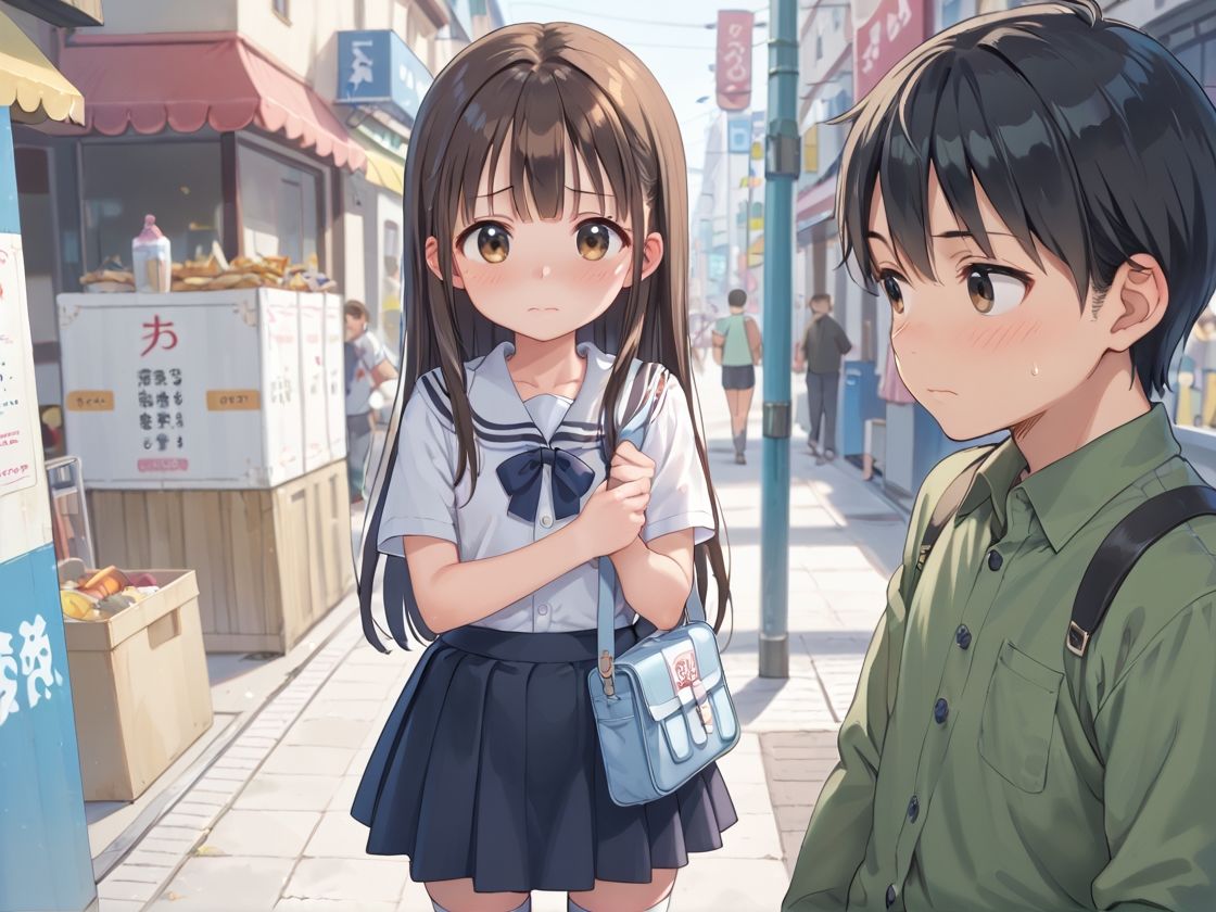 おしおき分からせ種付プレス つるぺた少女を調教 - サンプル画像 2