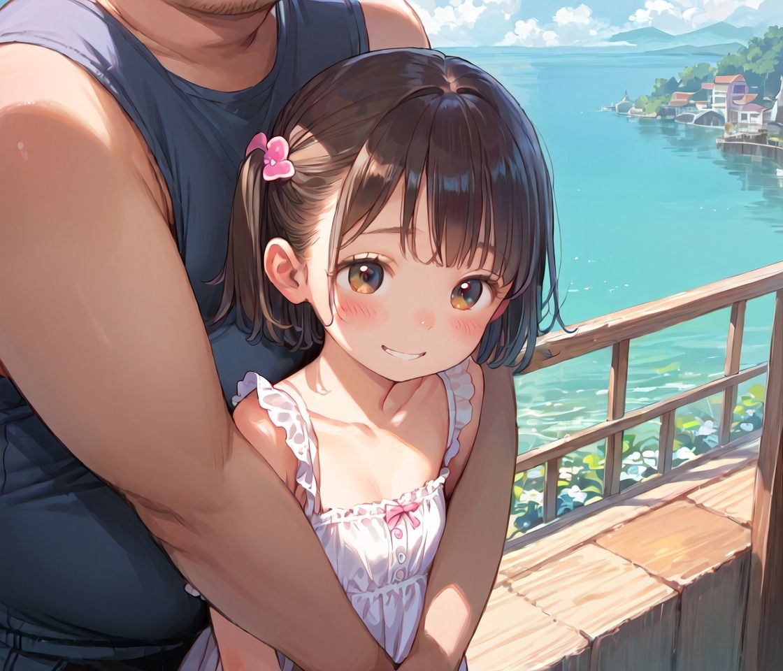 春休みに預かったつるぺた義理娘に我慢出来ずにわからせNTR - サンプル画像 1