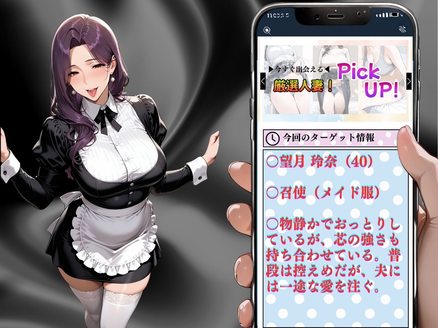 肉感人妻種付け〜むっちりメイド服の召使  いいなり絶頂堕ち〜 - サンプル画像 2