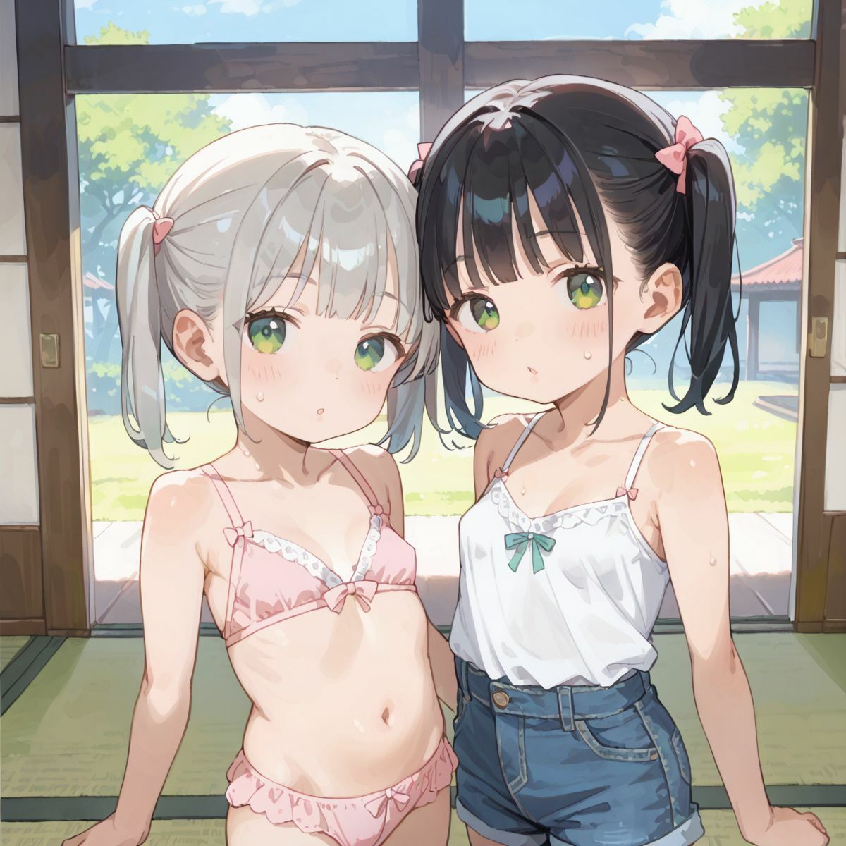 夏休みの自由研究に「動物の交尾」選んだつるぺた義妹のお手伝いをするために本番中出しえっちで実践授業をしてあげる01 - サンプル画像 8