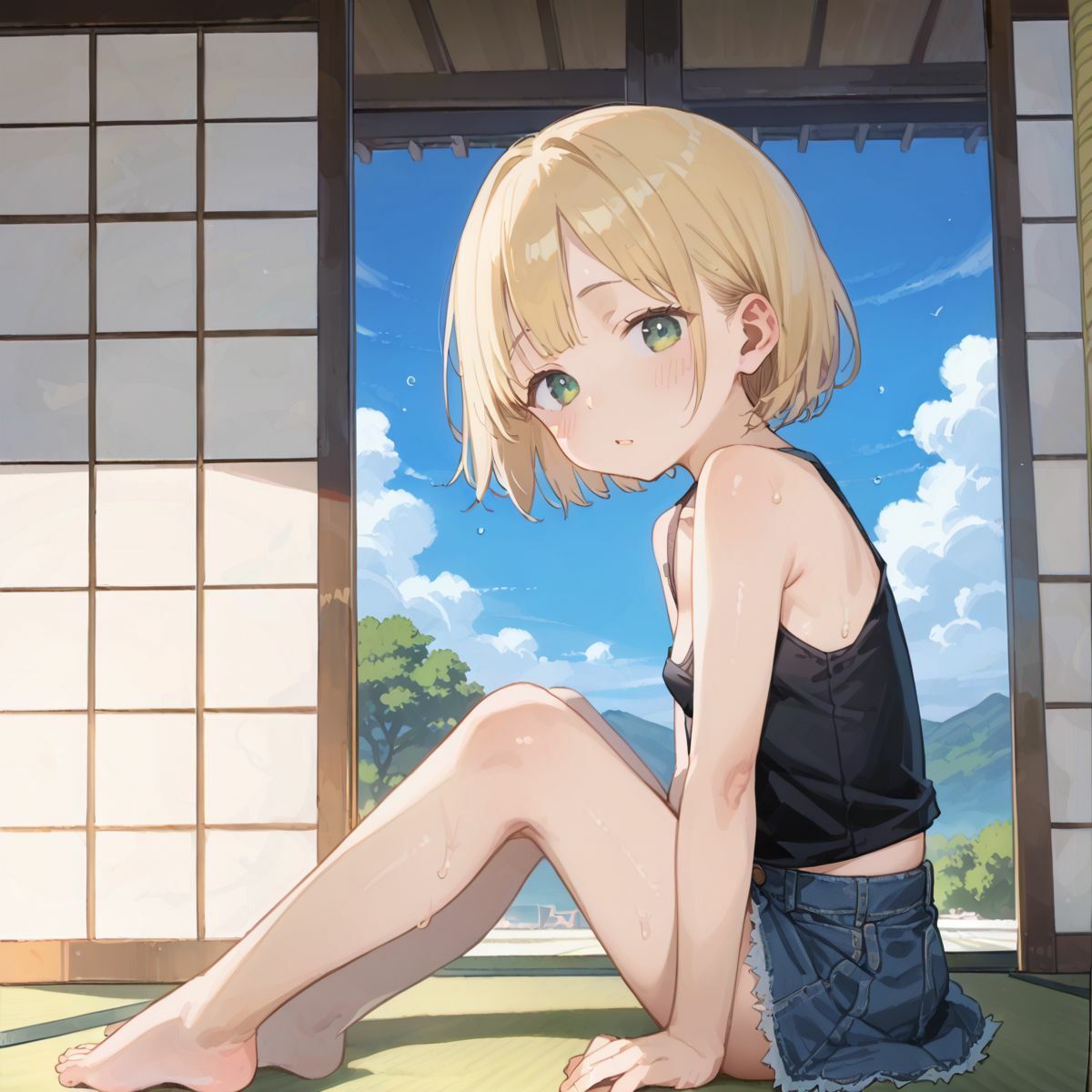 夏休みの自由研究に「動物の交尾」選んだつるぺた義妹のお手伝いをするために本番中出しえっちで実践授業をしてあげる03 - サンプル画像 10