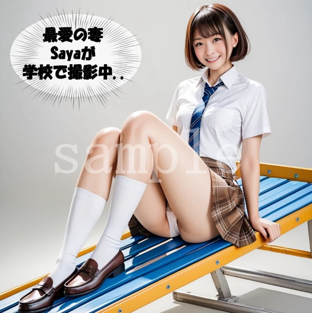 人妻Sayaの変態日記/セーラー服で学校で/誘●監●強●ウンチ/完全版 - サンプル画像 1