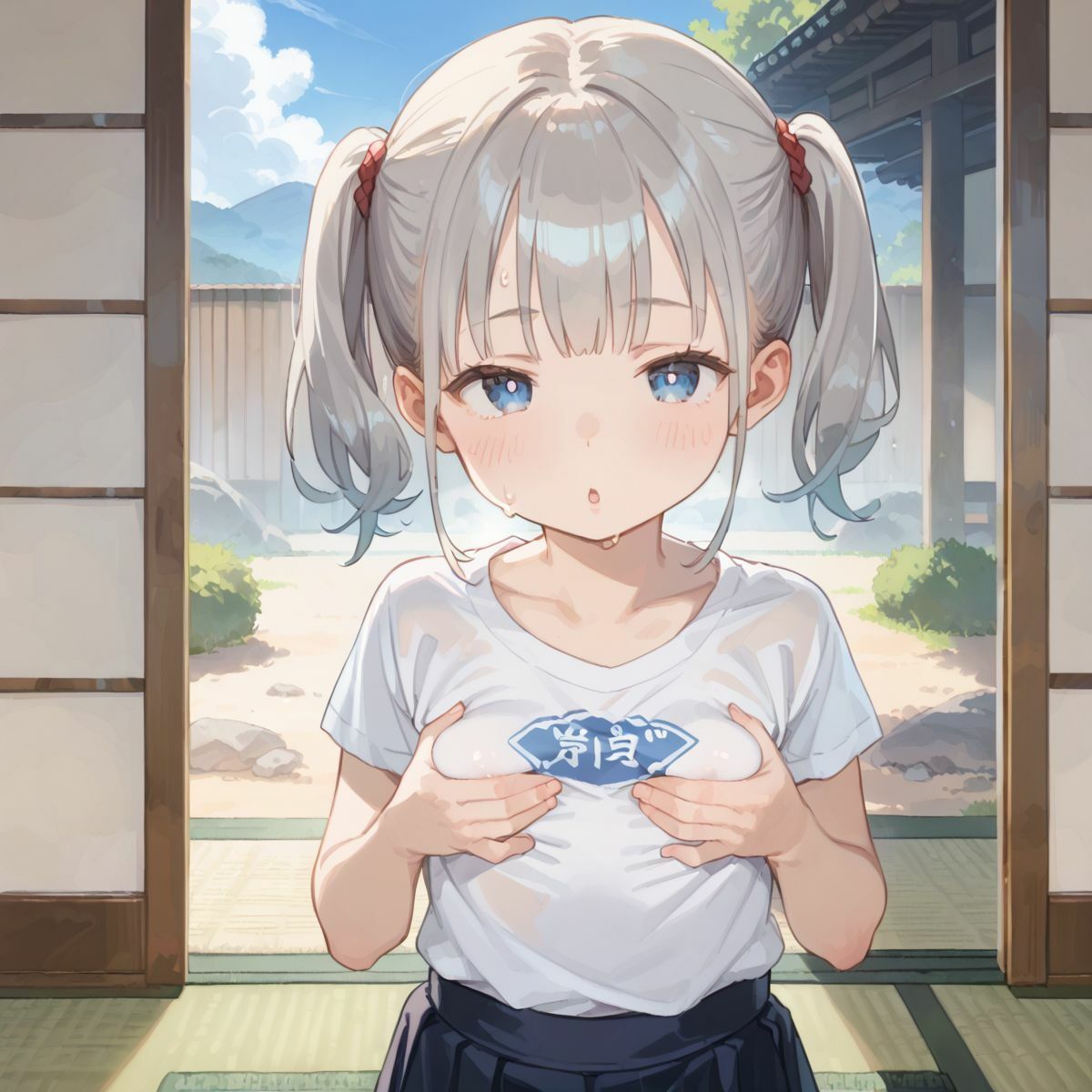 夏休みの自由研究に「動物の交尾」選んだつるぺた義妹のお手伝いをするために本番中出しえっちで実践授業をしてあげる05 - サンプル画像 5