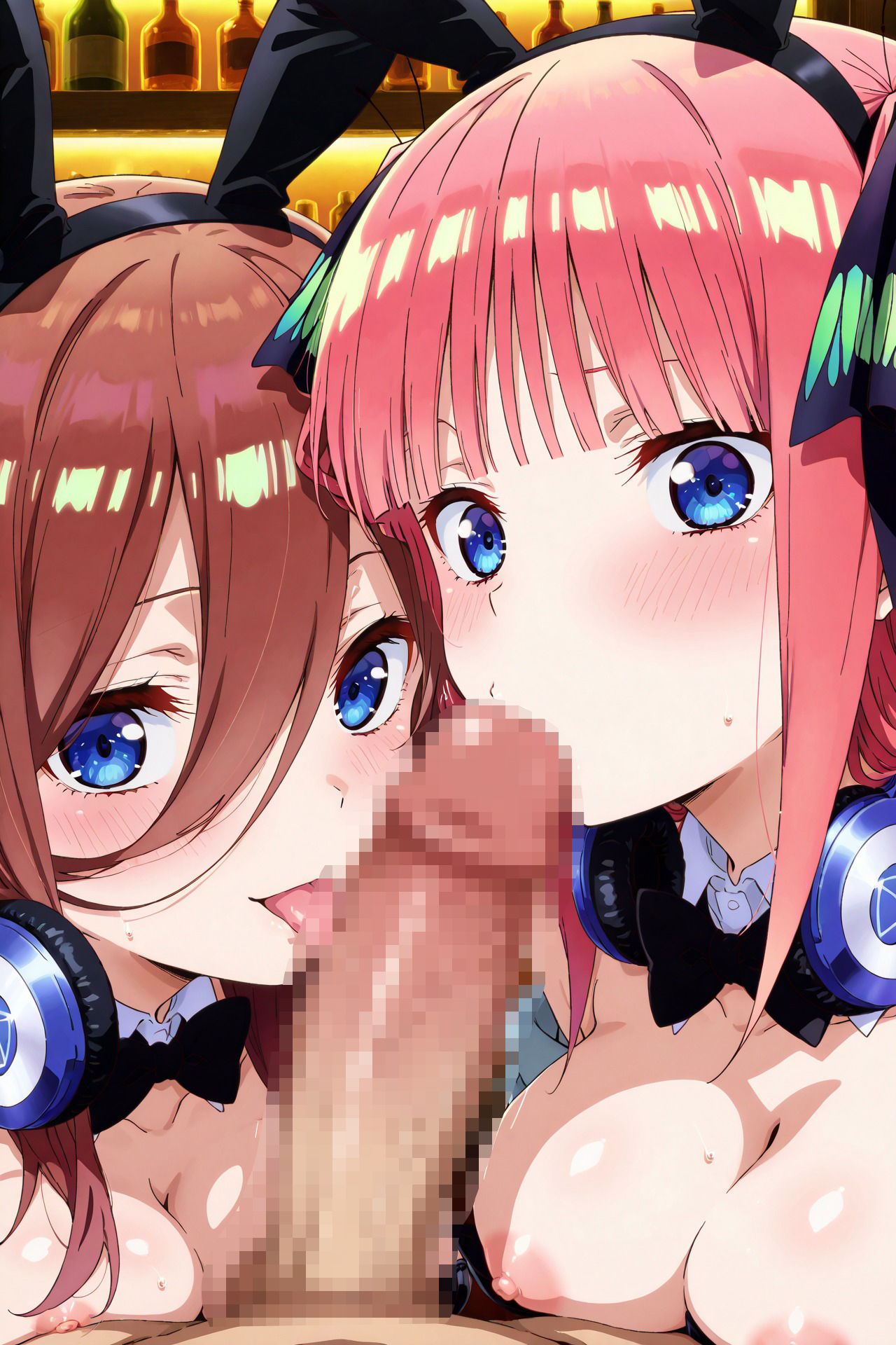 二乃＆三玖とえっち。 - サンプル画像 2