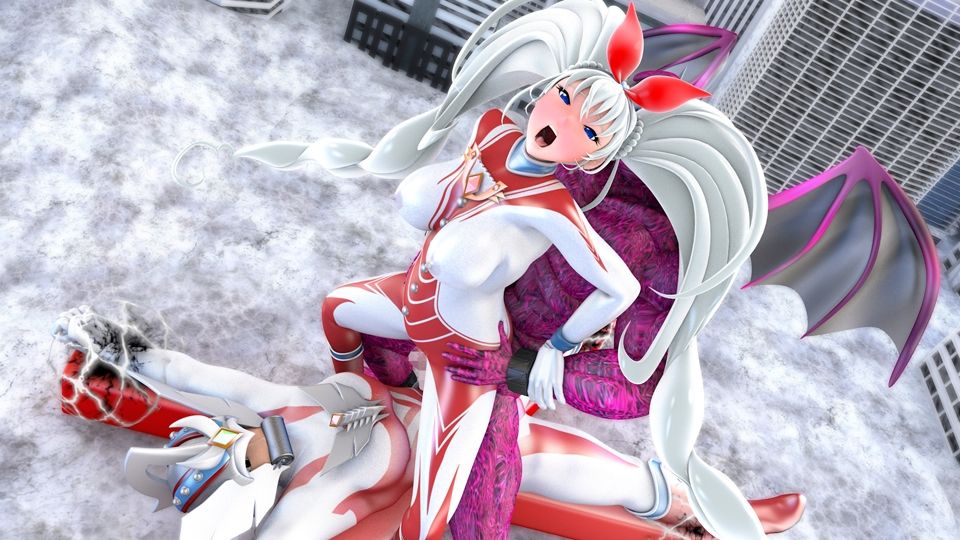 光の女神メロディナVSインキュバス星人・仲間の目の前で - サンプル画像 1