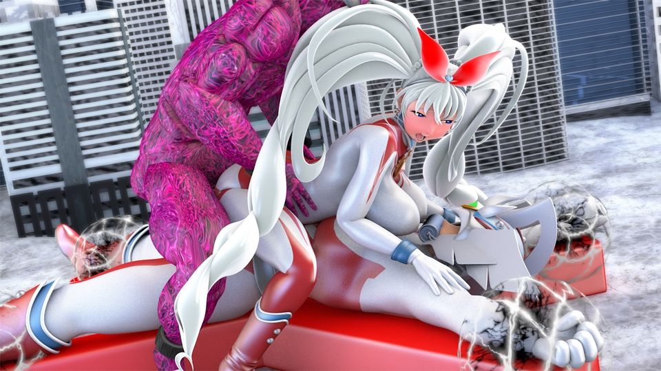 光の女神メロディナVSインキュバス星人・仲間の目の前で - サンプル画像 2