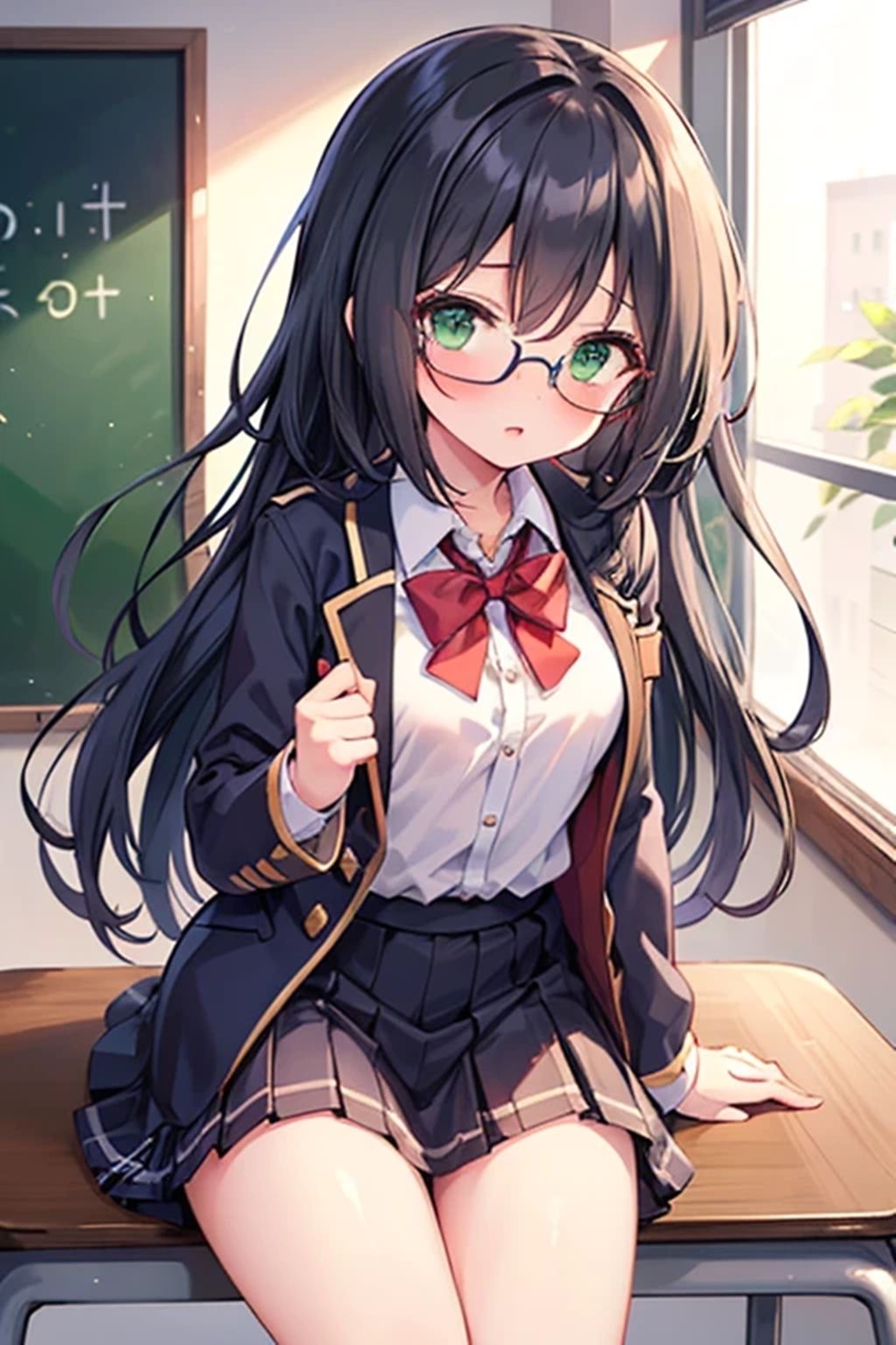 黒髪メガネな委員長が実は「きゃるん♪」なコスプレしたりエッチするのが大好きだった件 - サンプル画像 2