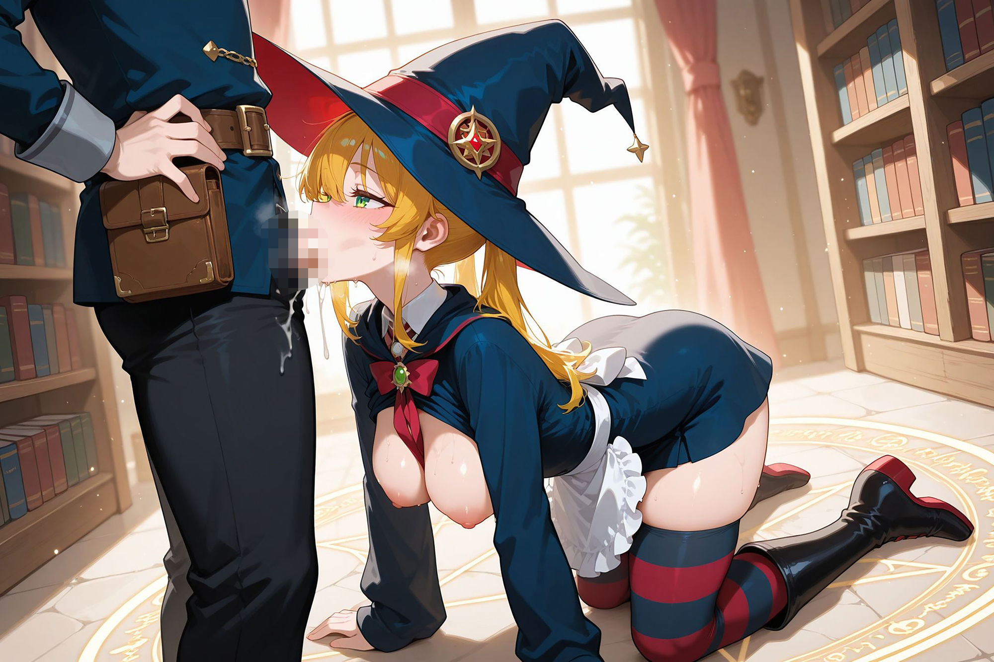 性処理専用魔女〜深緑の魔女〜 - Witch of the Deep Green［CG500枚］ - サンプル画像 7