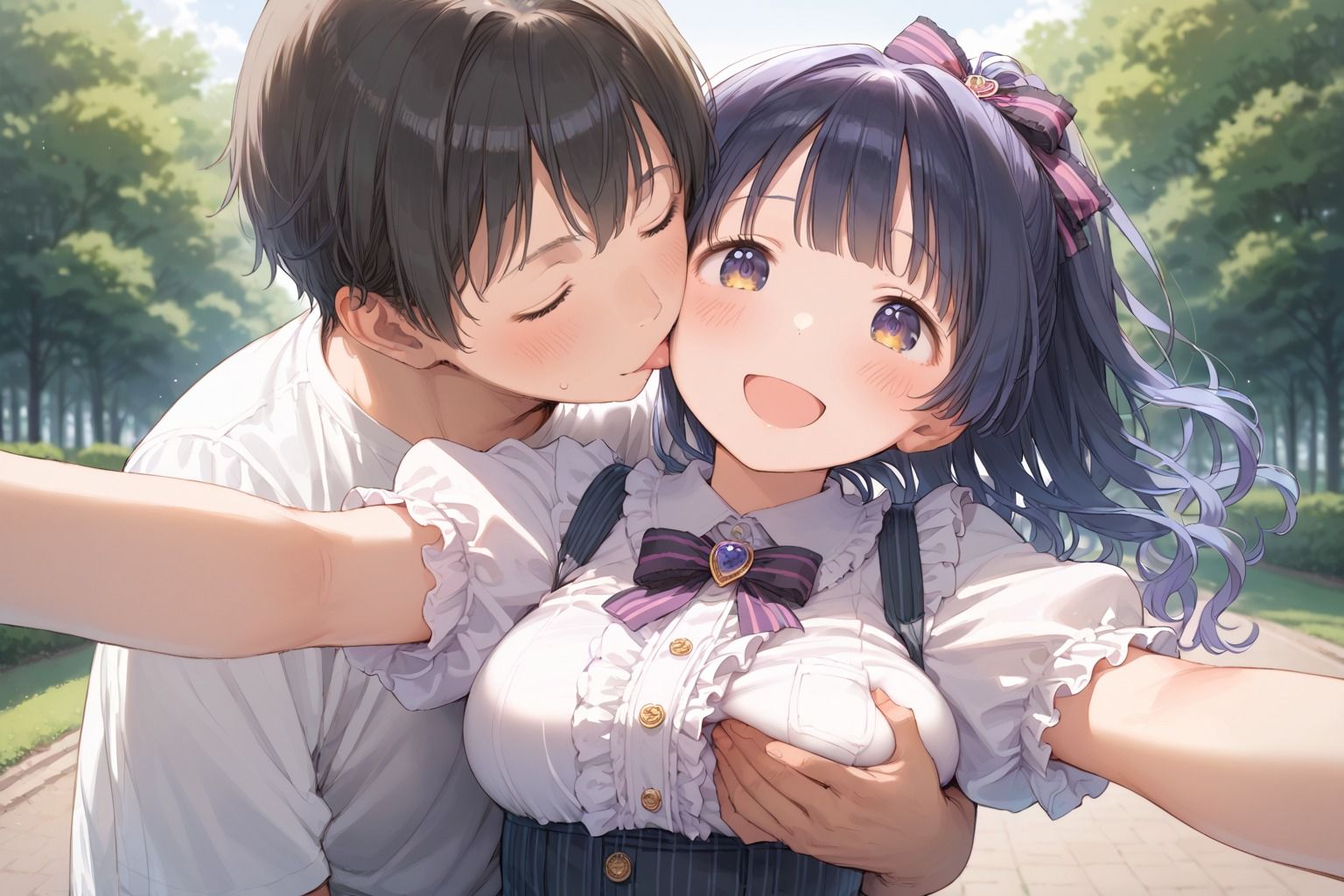 巨乳アイドルのSEXファンサービス - サンプル画像 2