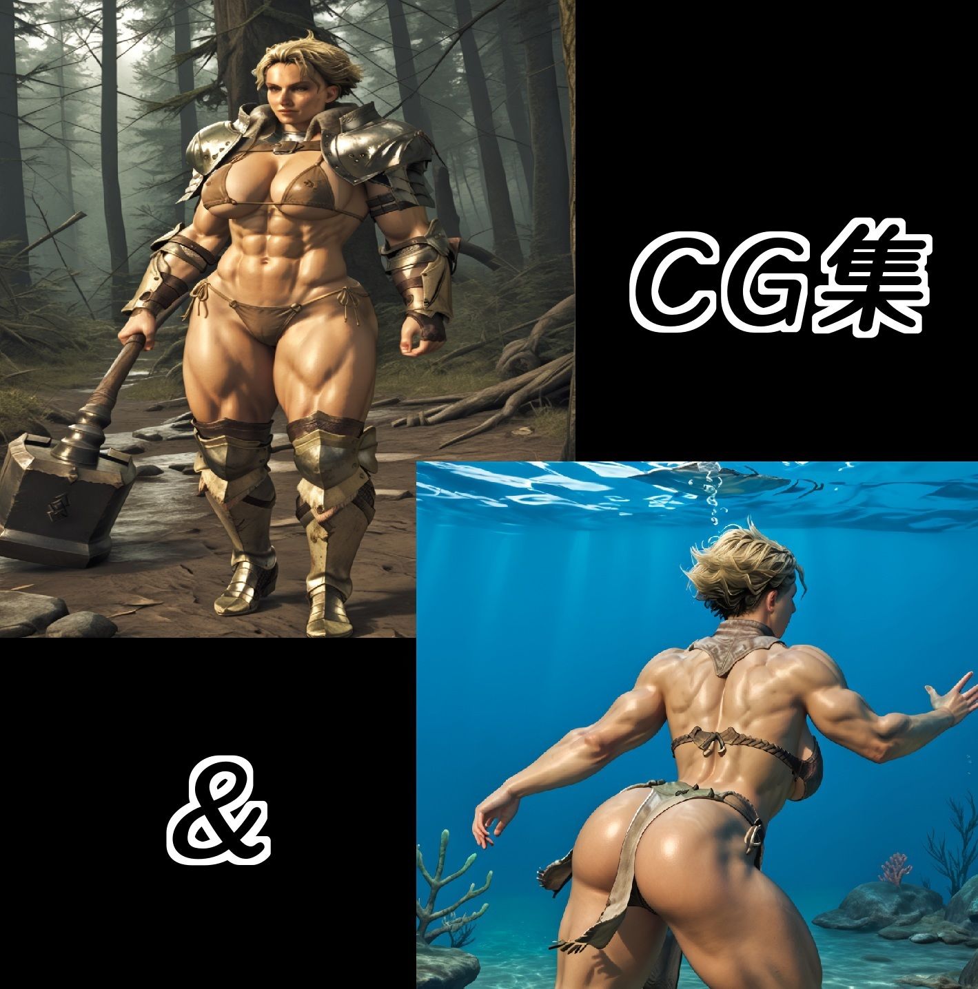 MH  〇リヴィア  短編漫画＆CG集 - サンプル画像 1