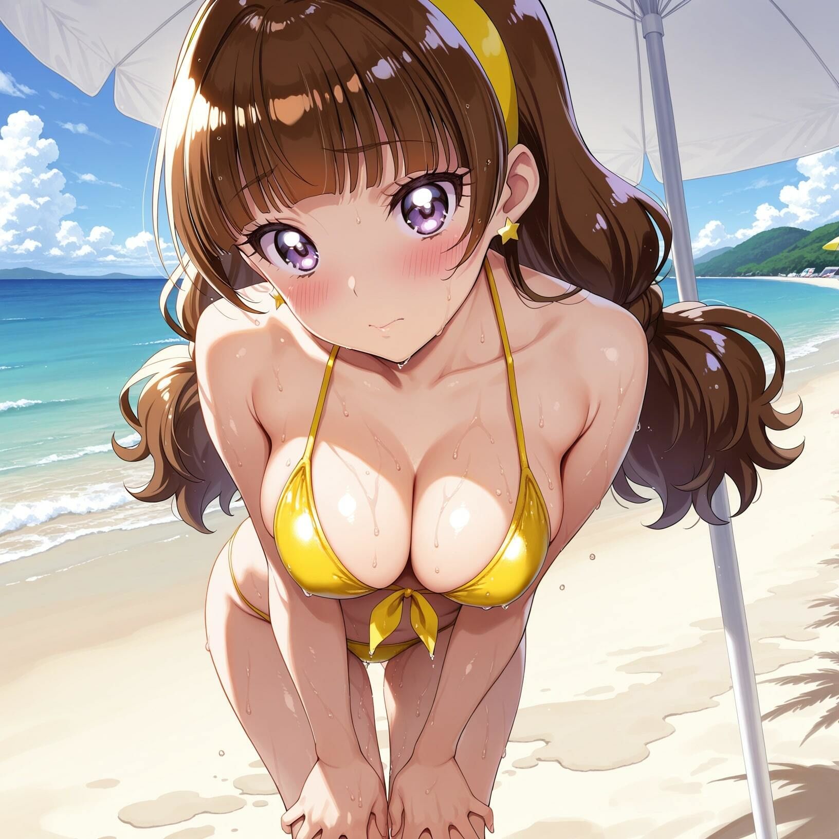 き〇らのビーチでナンパ墜ちエッチ - サンプル画像 1