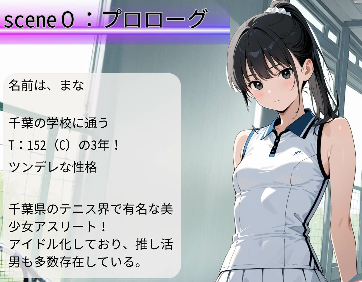テニス部のツンデレ美少女が拘束快楽堕ち！複数ちんぽで覚醒 - サンプル画像 2