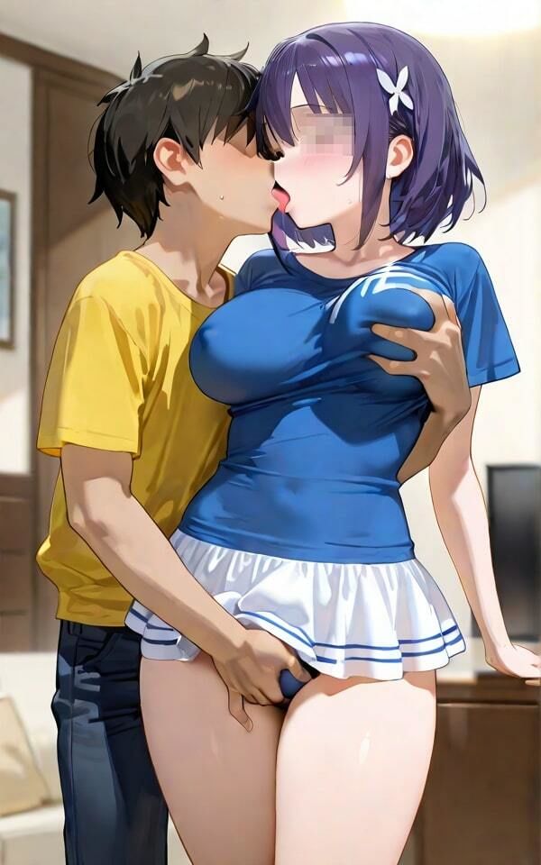 ベロキス  胸揉み  まさぐり  やりたい放題 - サンプル画像 5