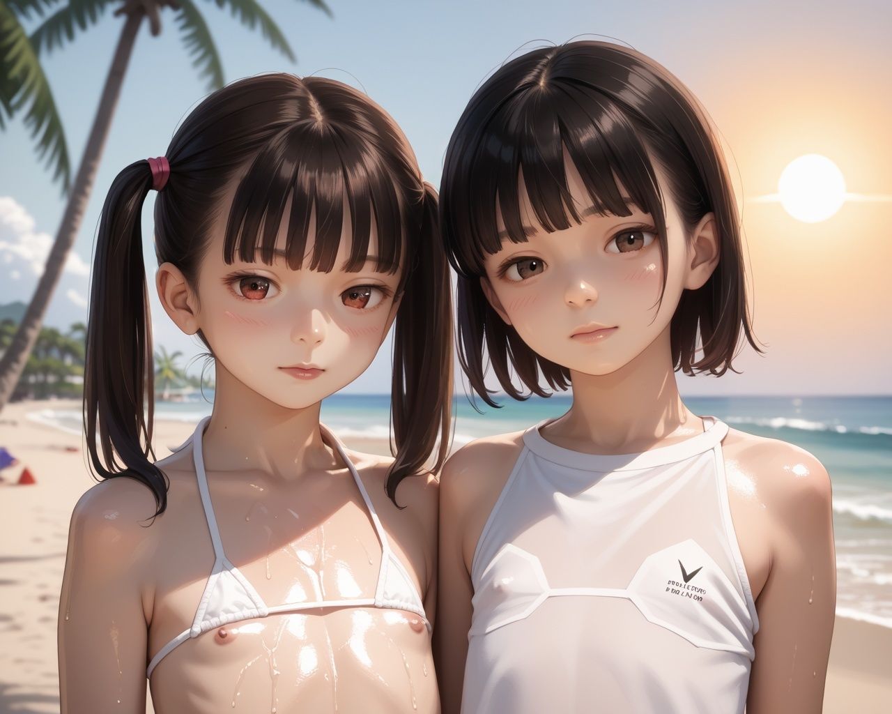 ちっぱい少女天国〜秘島編〜 - サンプル画像 2