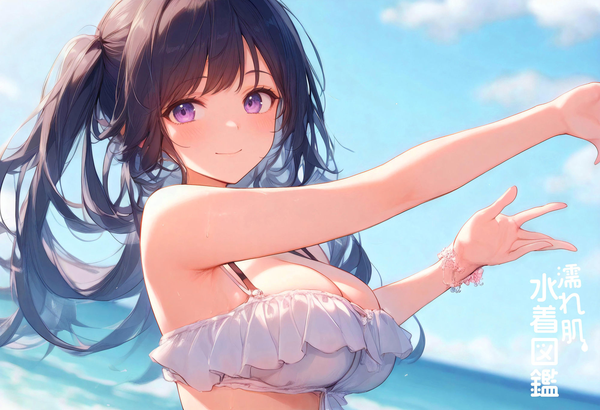 【4K超高画質】濡れ肌水着図鑑 - 美少女編 - - サンプル画像 1