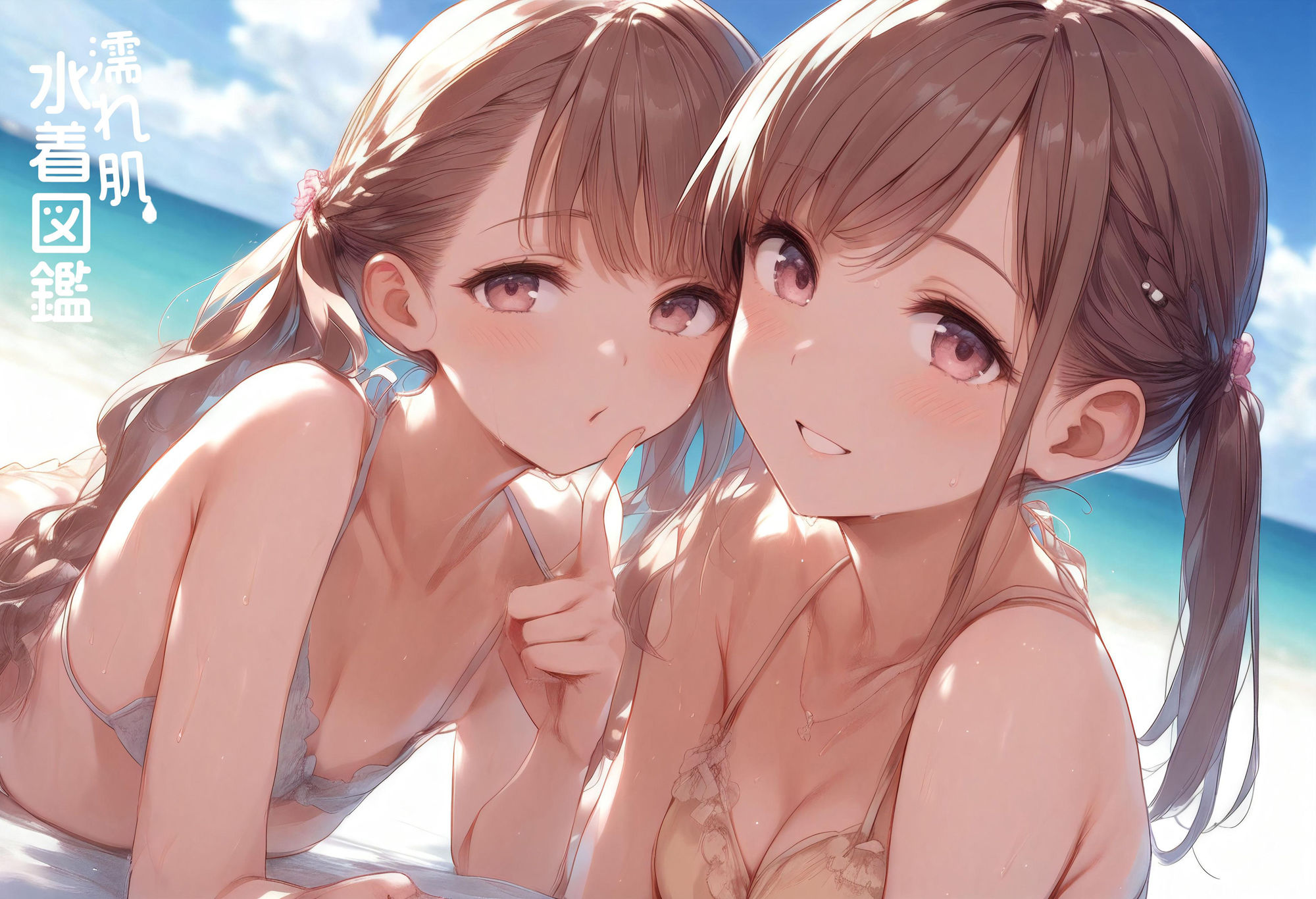 【4K超高画質】濡れ肌水着図鑑 - 美少女編 - - サンプル画像 2