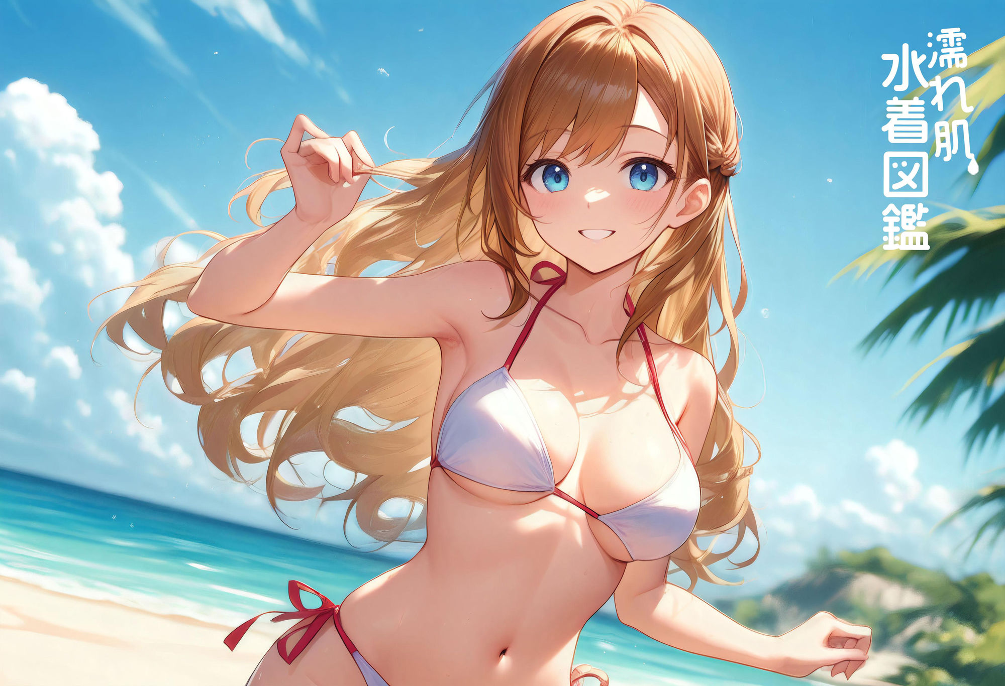 【4K超高画質】濡れ肌水着図鑑 - 若妻編 - - サンプル画像 2