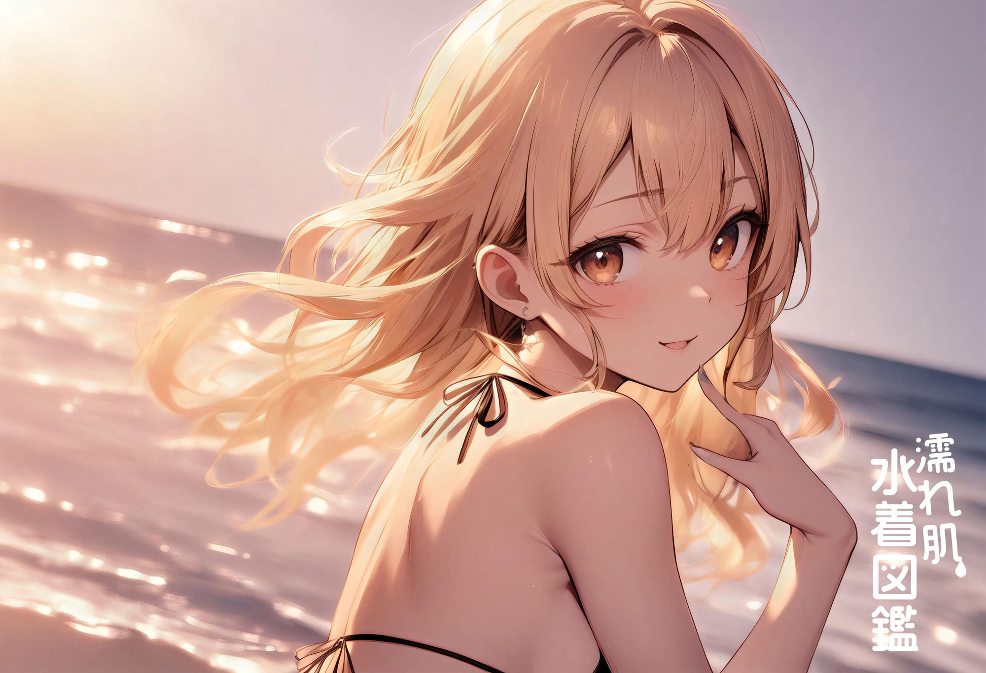 【4K超高画質】濡れ肌水着図鑑 - ギャル編 - - サンプル画像 2