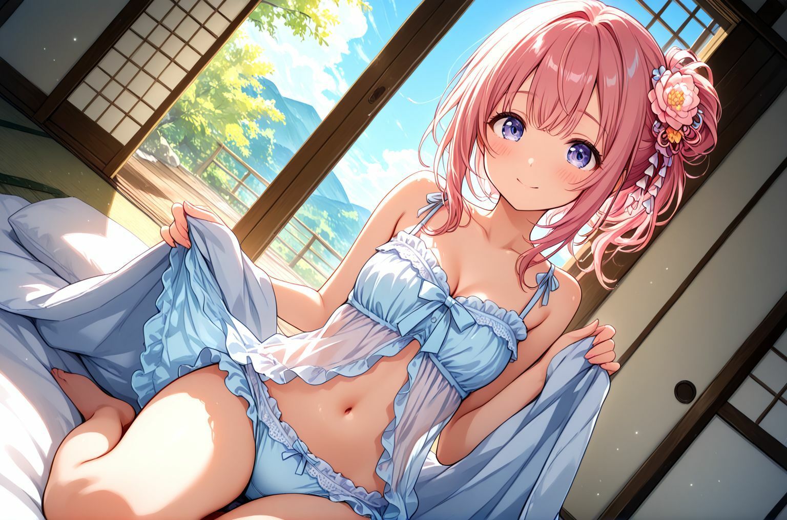 ミックスガールズコレクション  和服ミニスカ衣装のご当地美少女アイドルとえちえち打ち上げセックス - サンプル画像 5