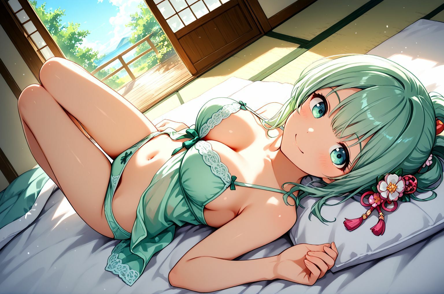 ミックスガールズコレクション  和服ミニスカ衣装のご当地美少女アイドルとえちえち打ち上げセックス - サンプル画像 6