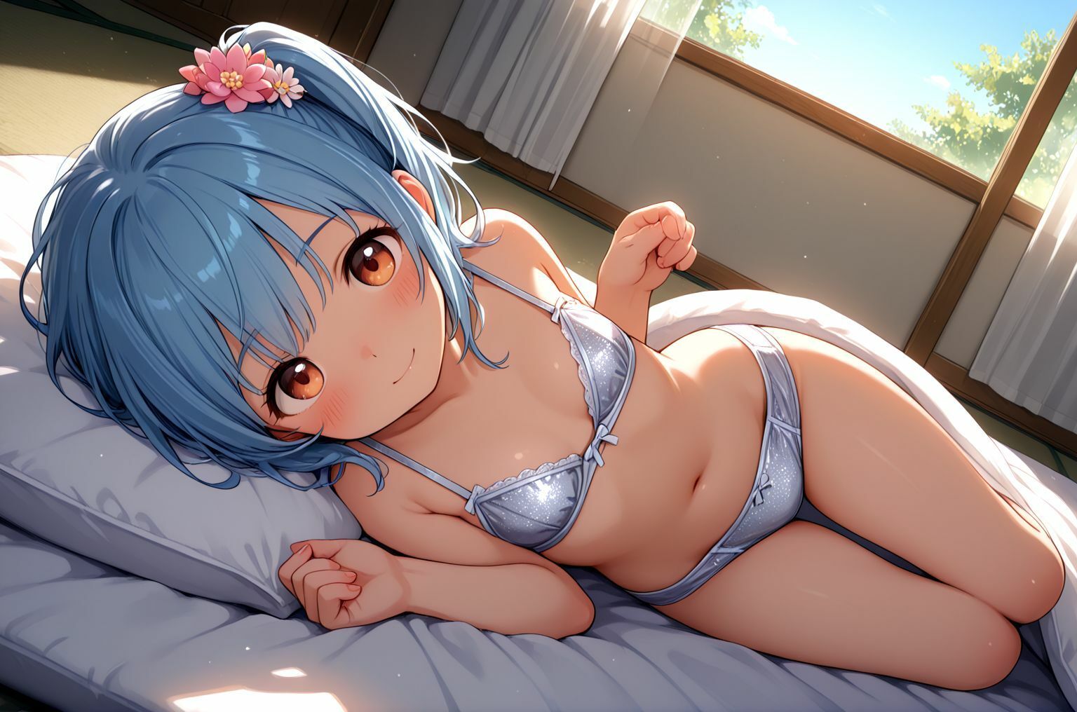 ミックスガールズコレクション  和服ミニスカ衣装のご当地ちっぱい美少女アイドルとえちえち打ち上げセックス - サンプル画像 6