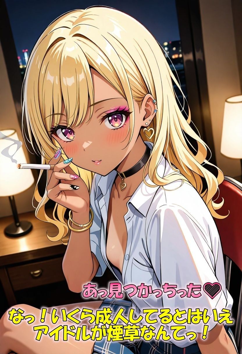 隠しきれない不良性癖 地下アイドル黒ギャルの堕落日誌 - サンプル画像 2