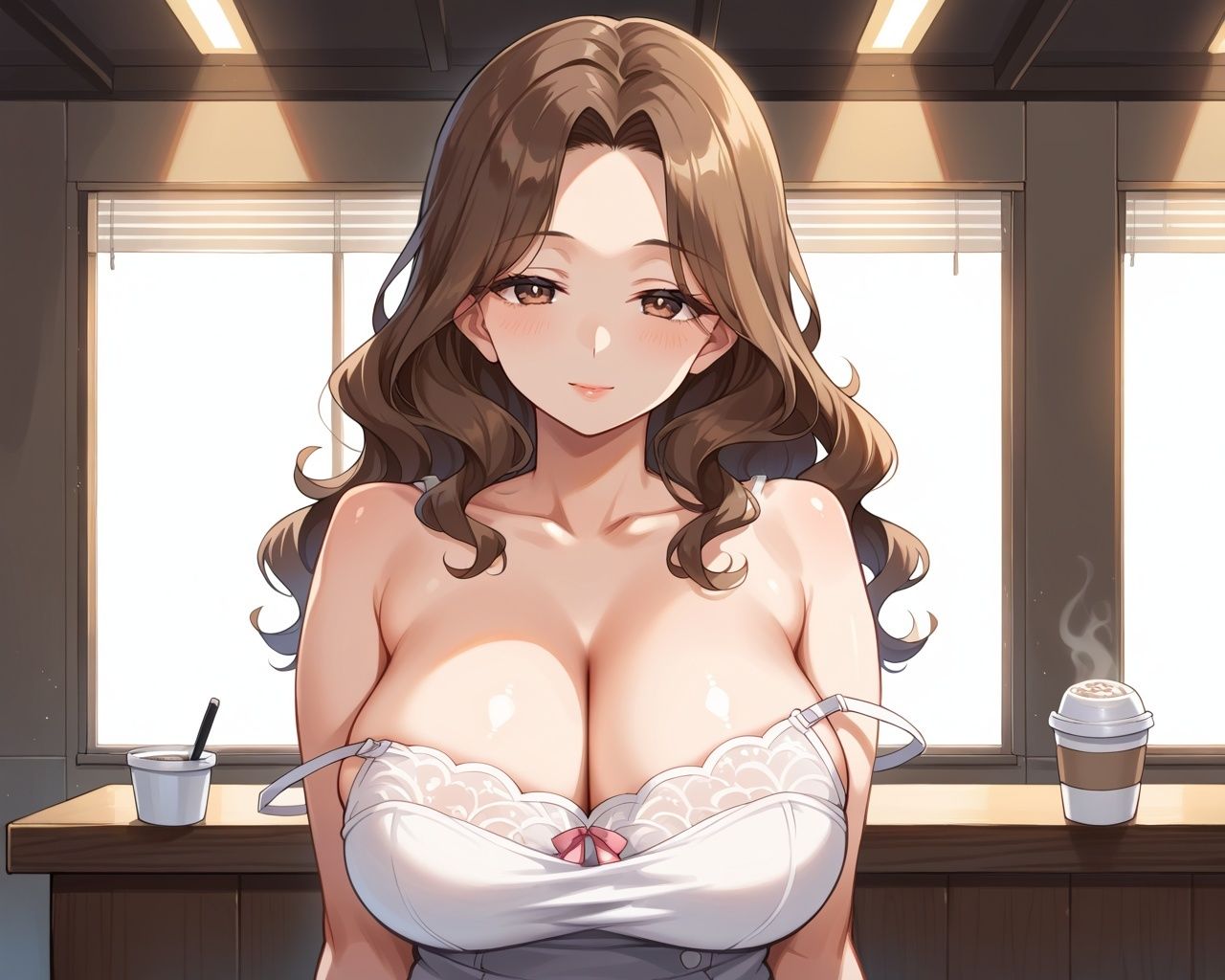 出張時に出会した爆乳人妻を縛って寝取り溺れる - サンプル画像 1