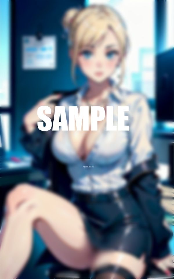 爆乳美女OLたちのエロい胸の谷間あぁ〜オッパイ揉んで欲しいぃ〜ビンビンに勃起してる乳首噛んで欲しいぃ〜 - サンプル画像 4