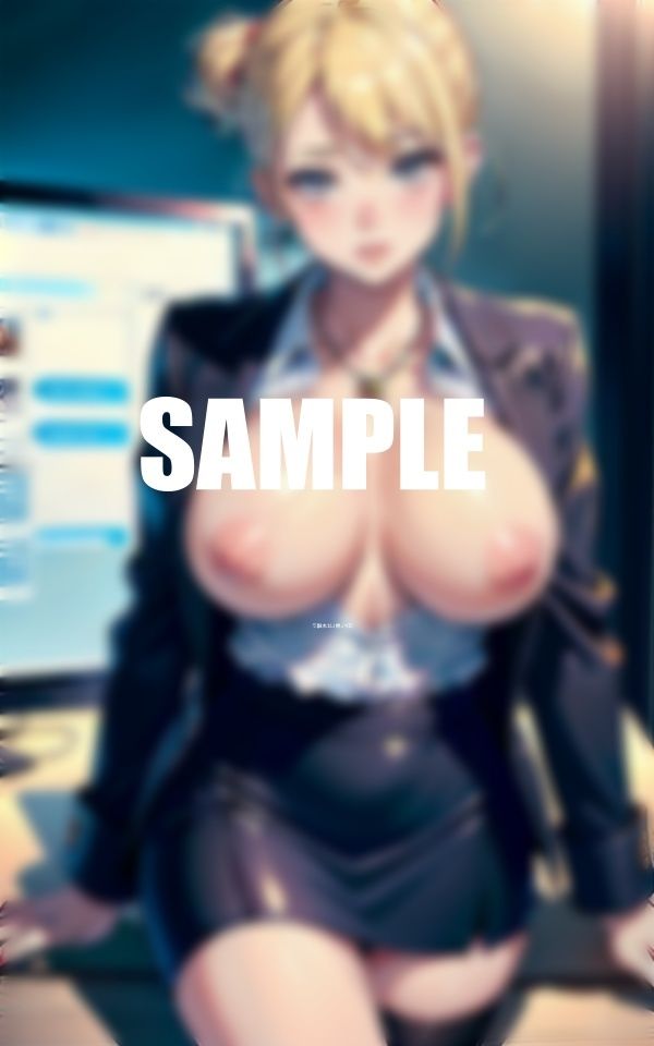 爆乳美女OLたちのエロい胸の谷間あぁ〜オッパイ揉んで欲しいぃ〜ビンビンに勃起してる乳首噛んで欲しいぃ〜 - サンプル画像 5