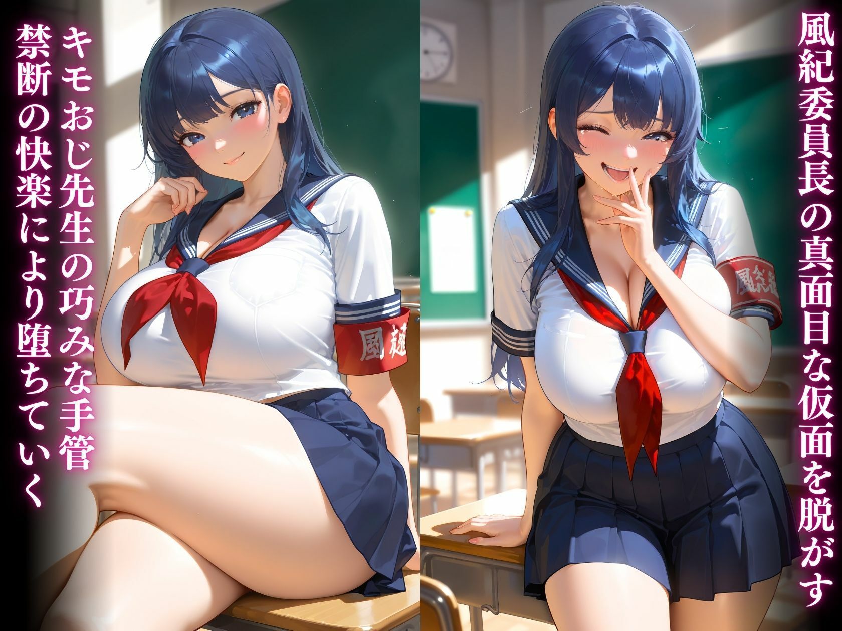 風紀委員長落ちるまで「奥、おぐぅぅぅ！！」 - サンプル画像 1