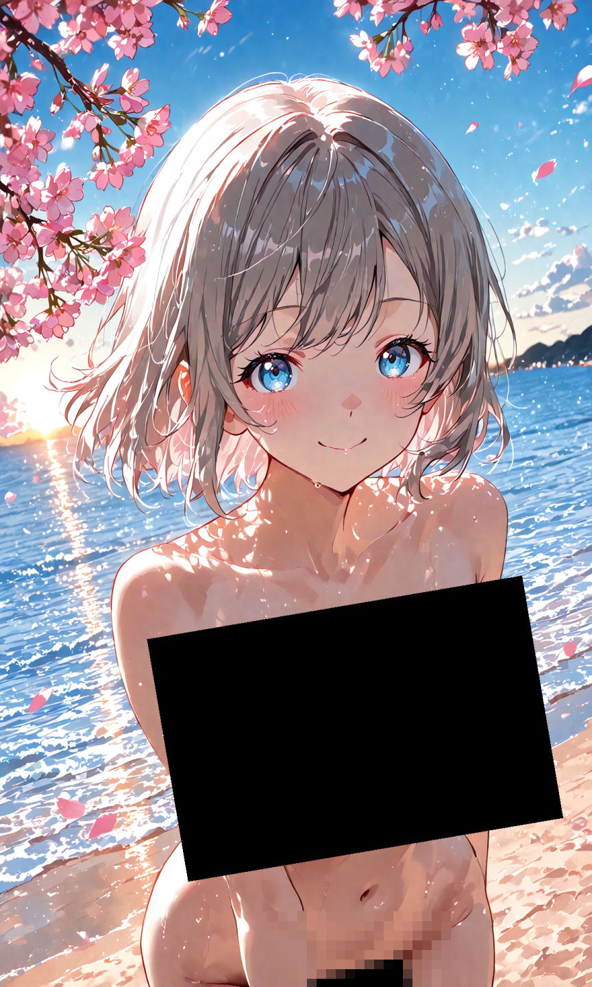 渡辺曜ちゃんのえっちな写真集〜春の晴れた朝の海編〜 - サンプル画像 10