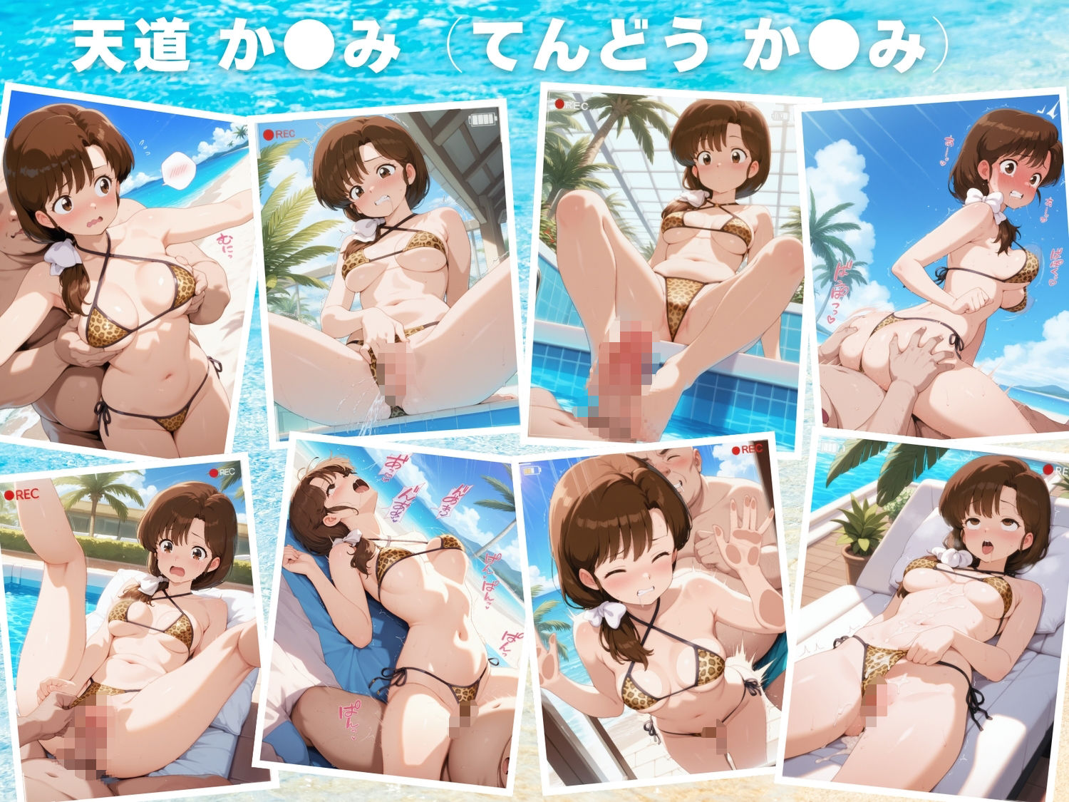 海辺の寝取られ遊戯 〜水着のヒロインたち〜 - サンプル画像 8