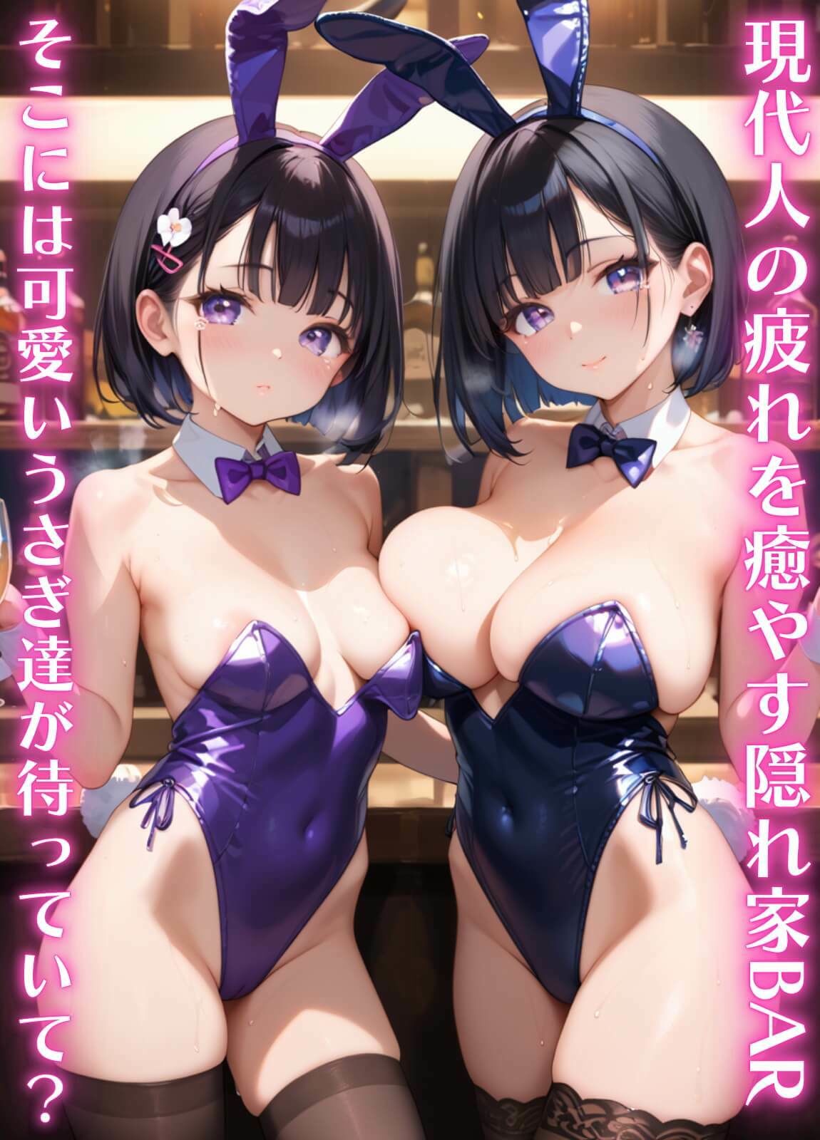 疲れたあなたを豊満バニーが癒します〜隠れ家BAR・ラビット〜9【厳選CG210枚収録】 - サンプル画像 1