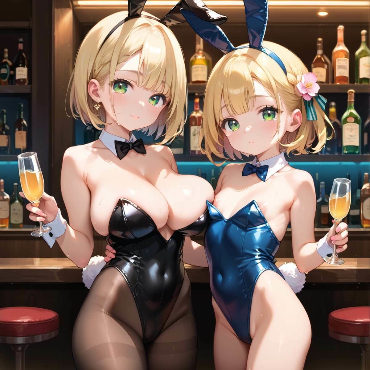 疲れたあなたを豊満バニーが癒します〜隠れ家BAR・ラビット〜9【厳選CG210枚収録】 - サンプル画像 7