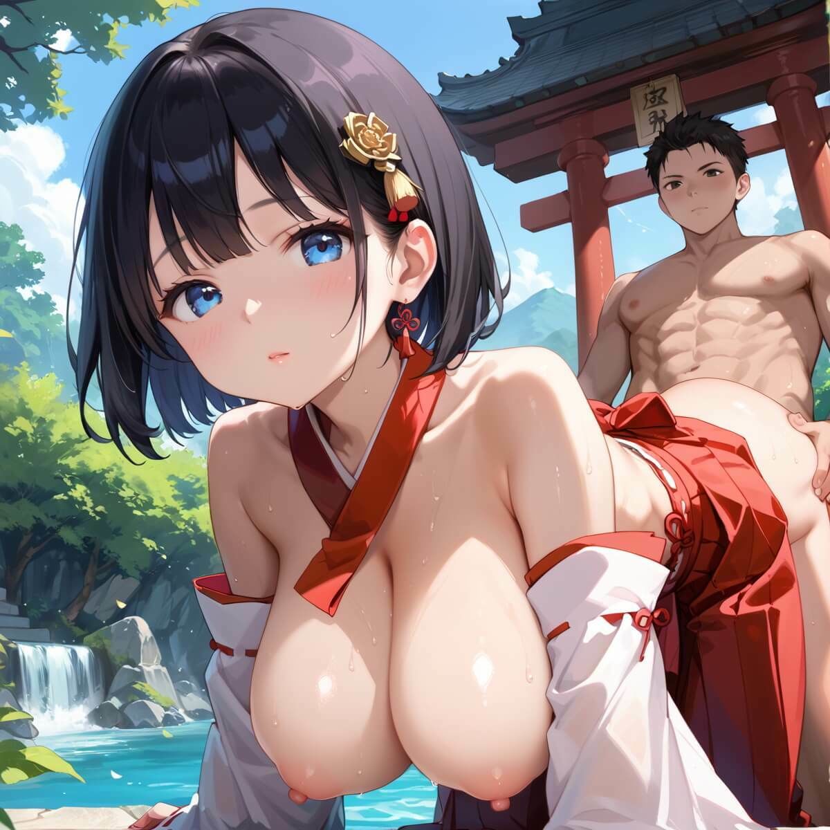 巫女と性なる神事〜神にささげる聖なるエッチ〜11【厳選CG200枚収録】 - サンプル画像 2