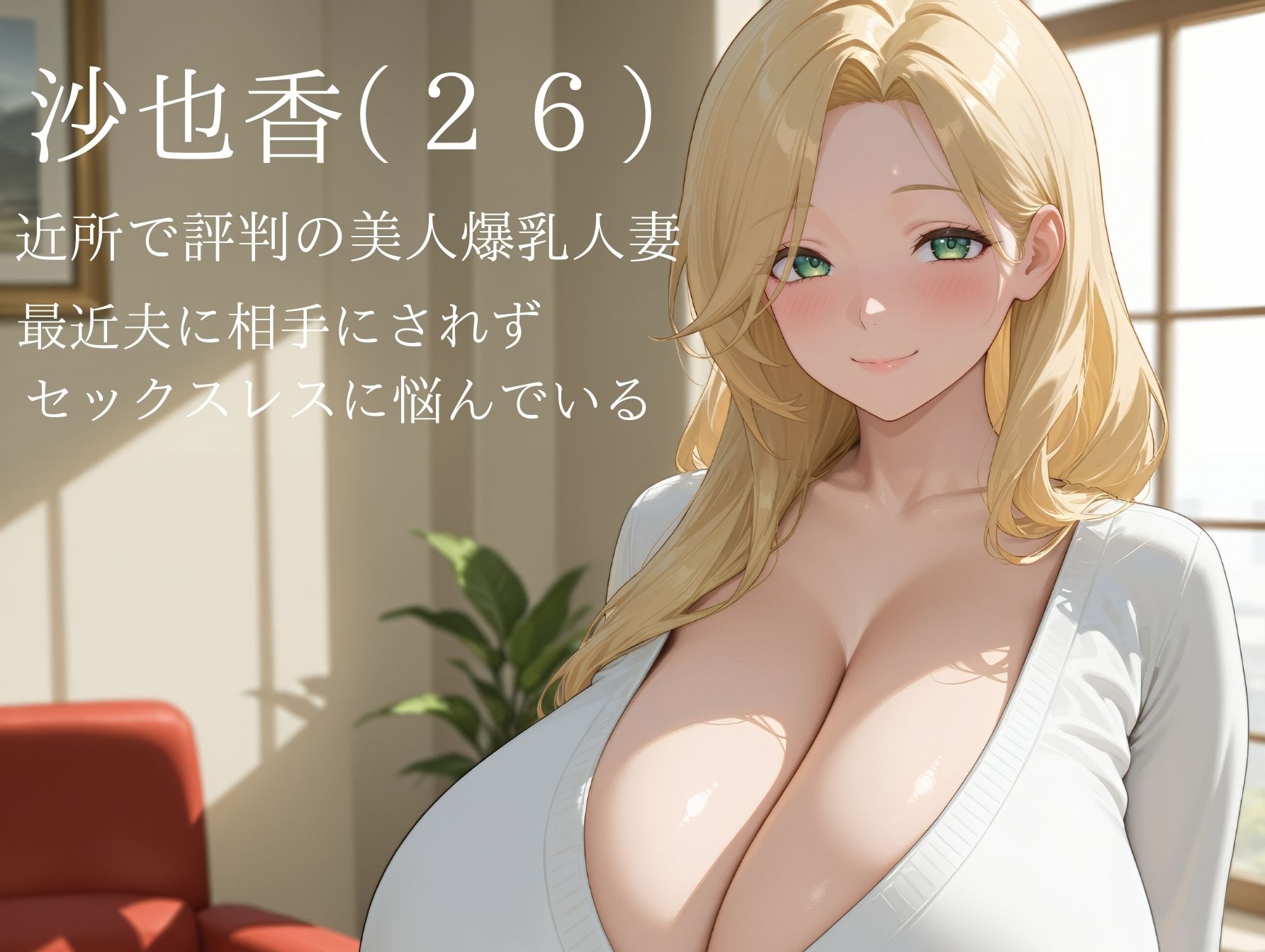 セックスレスに悩む爆乳人妻が中年汚ちんぽで快楽堕ち - サンプル画像 2