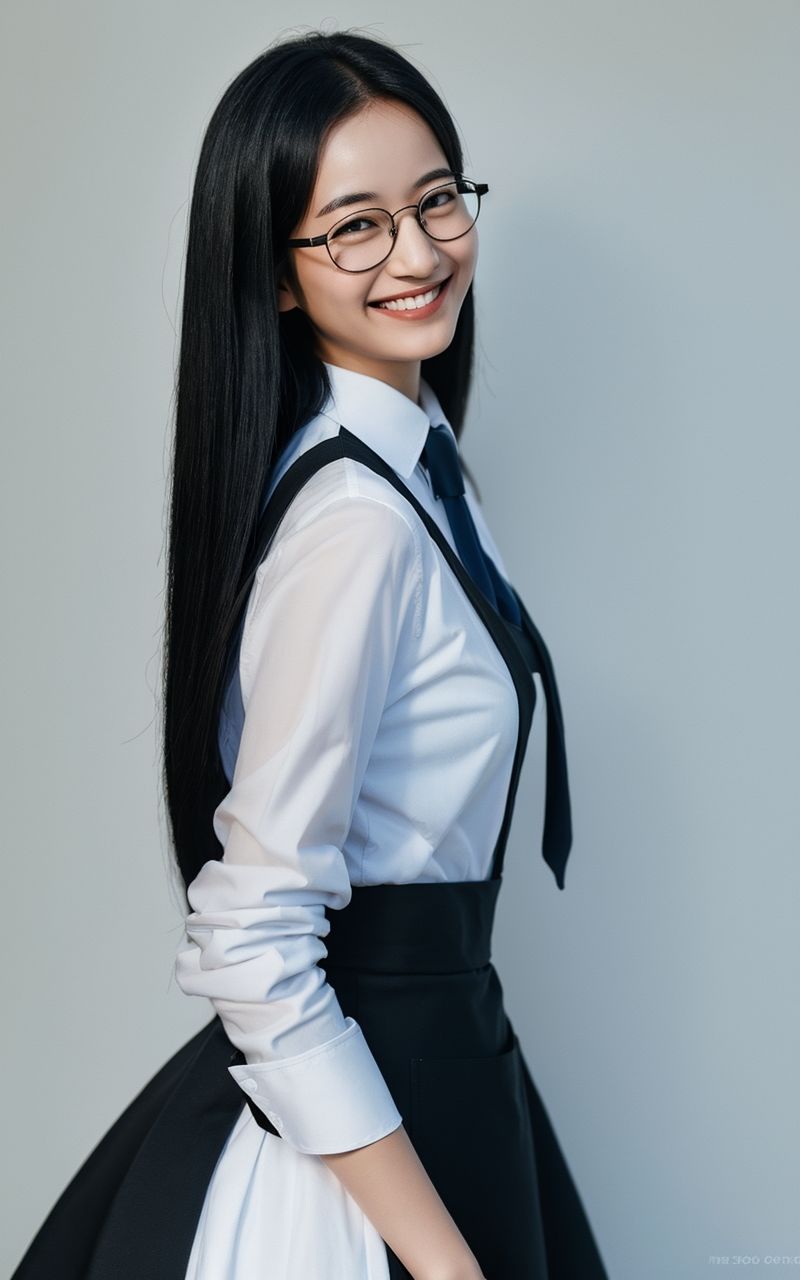 AI美女写真集┃眼鏡美人 - サンプル画像 2