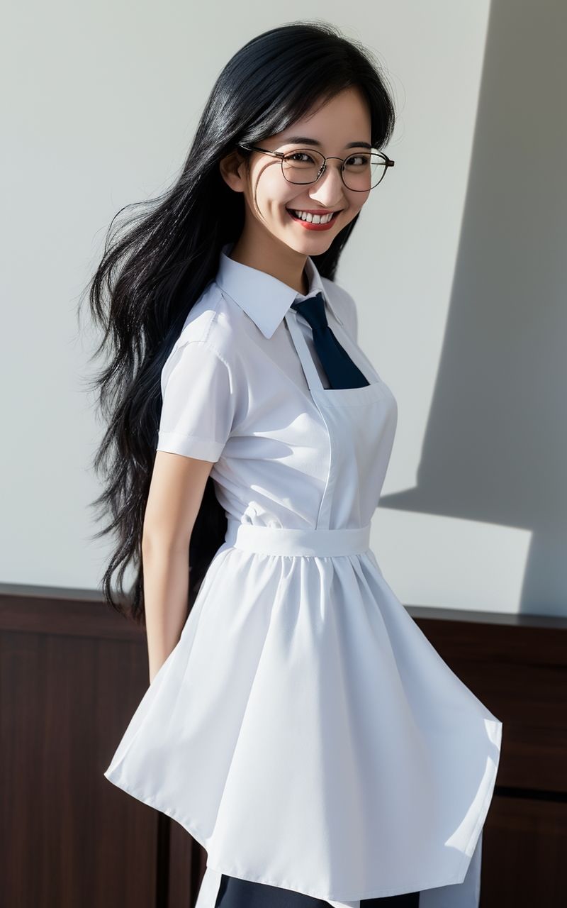 AI美女写真集┃眼鏡美人 - サンプル画像 4