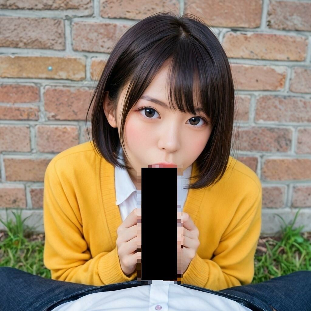 JKのフェラ＆バック〜人影のない場所で - サンプル画像 2