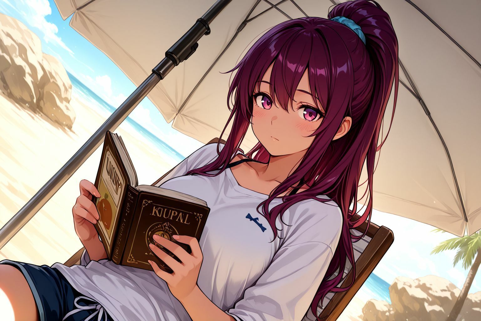 ミックスガールズコレクション  美少女ビキニな女の娘と海辺でイチャイチャセックス - サンプル画像 3