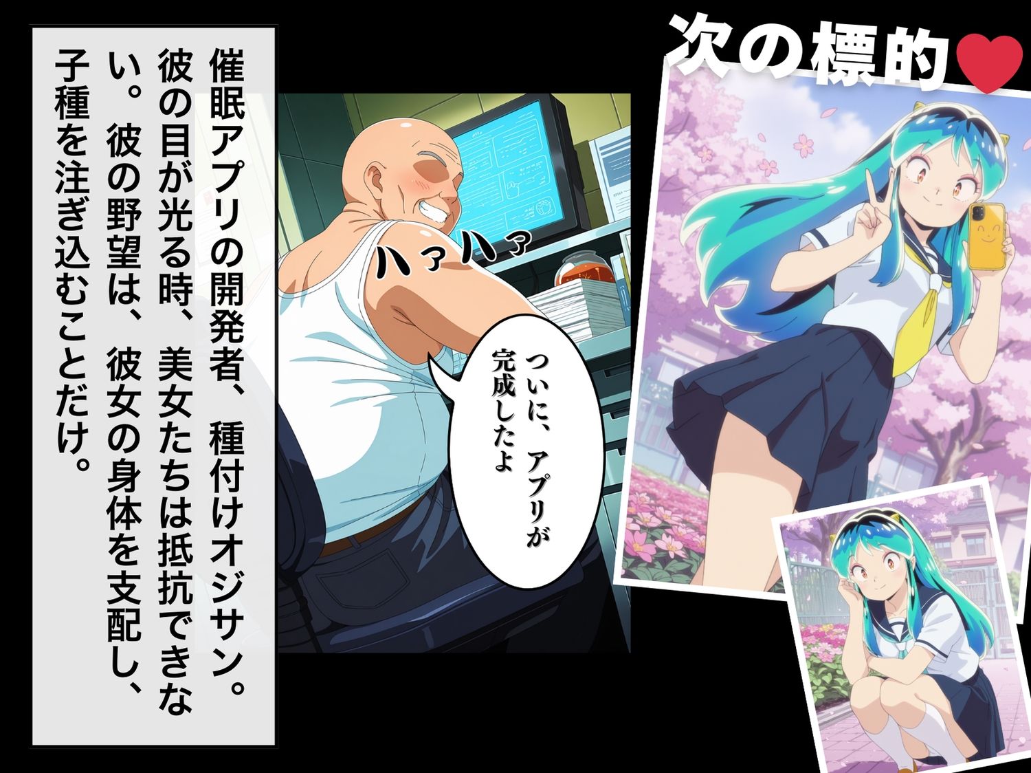 【寝取られ】うる星や◯ら ラ◯ 〜種付け、妊娠へ〜 - サンプル画像 1