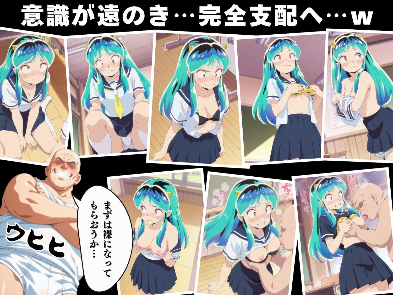 【寝取られ】うる星や◯ら ラ◯ 〜種付け、妊娠へ〜 - サンプル画像 3