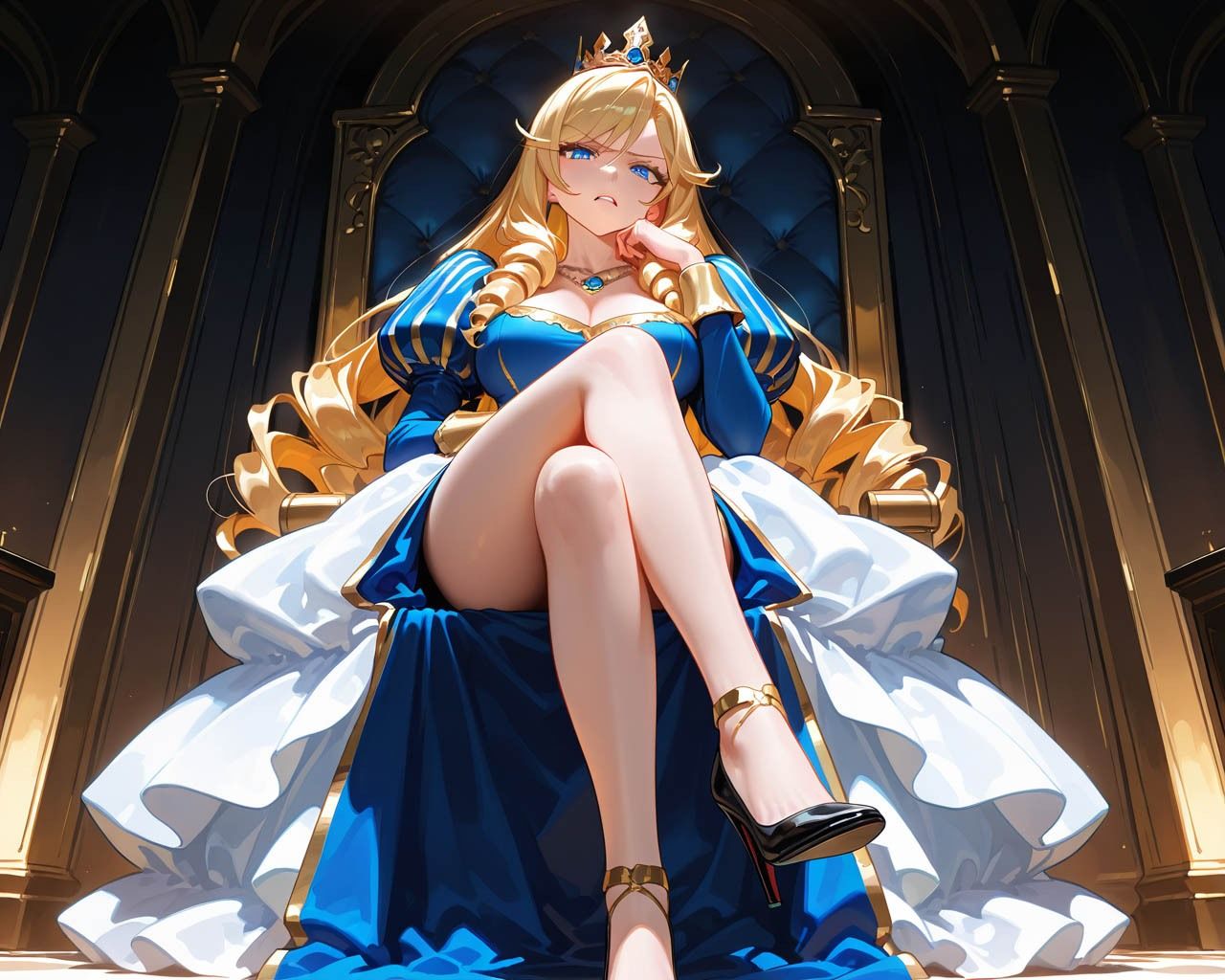 女王墜ちる 〜キモデブ勇者の俺が魔王を倒した報酬で女王を肉便器にした〜 - サンプル画像 5